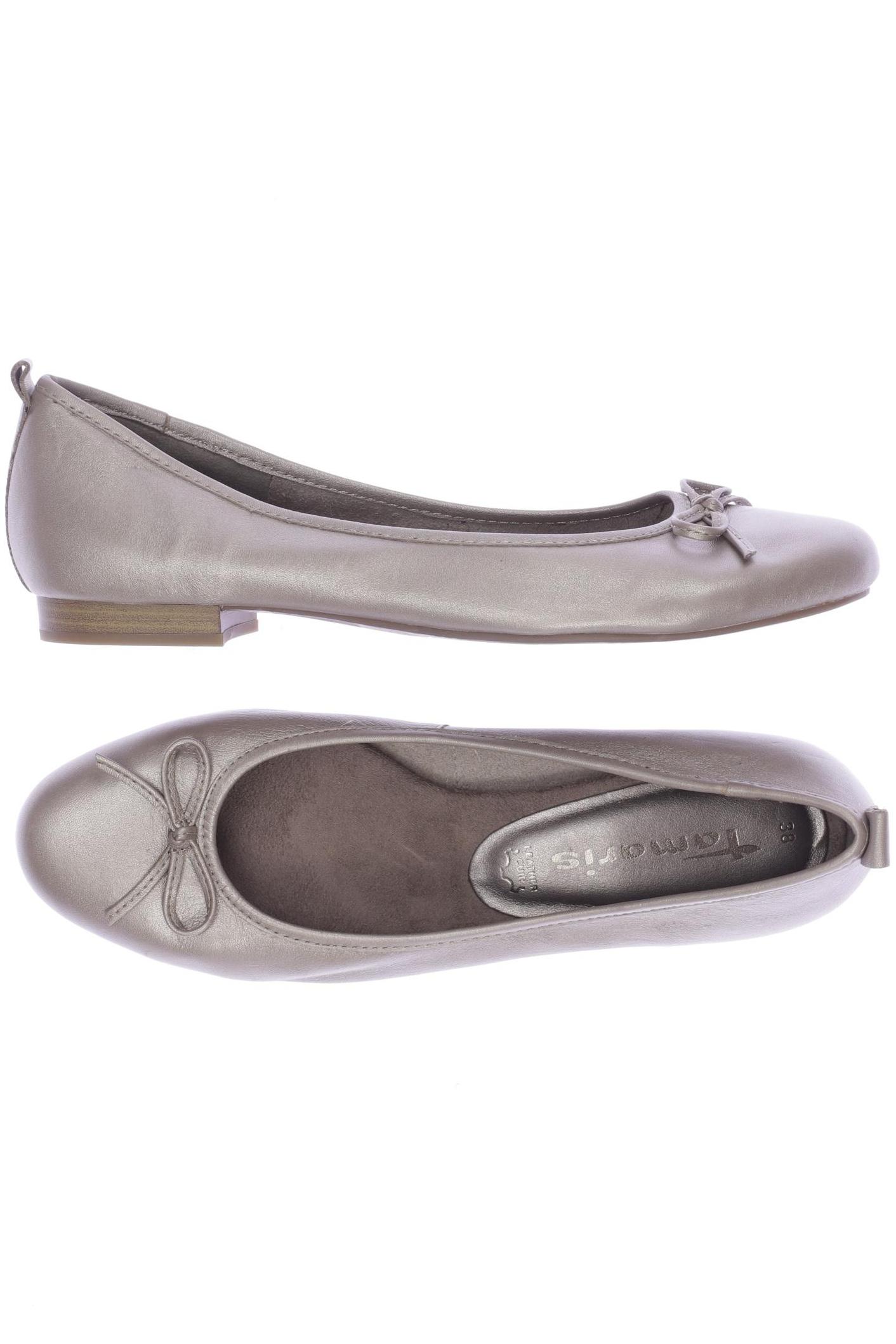 

Tamaris Damen Ballerinas, beige, Gr. 38