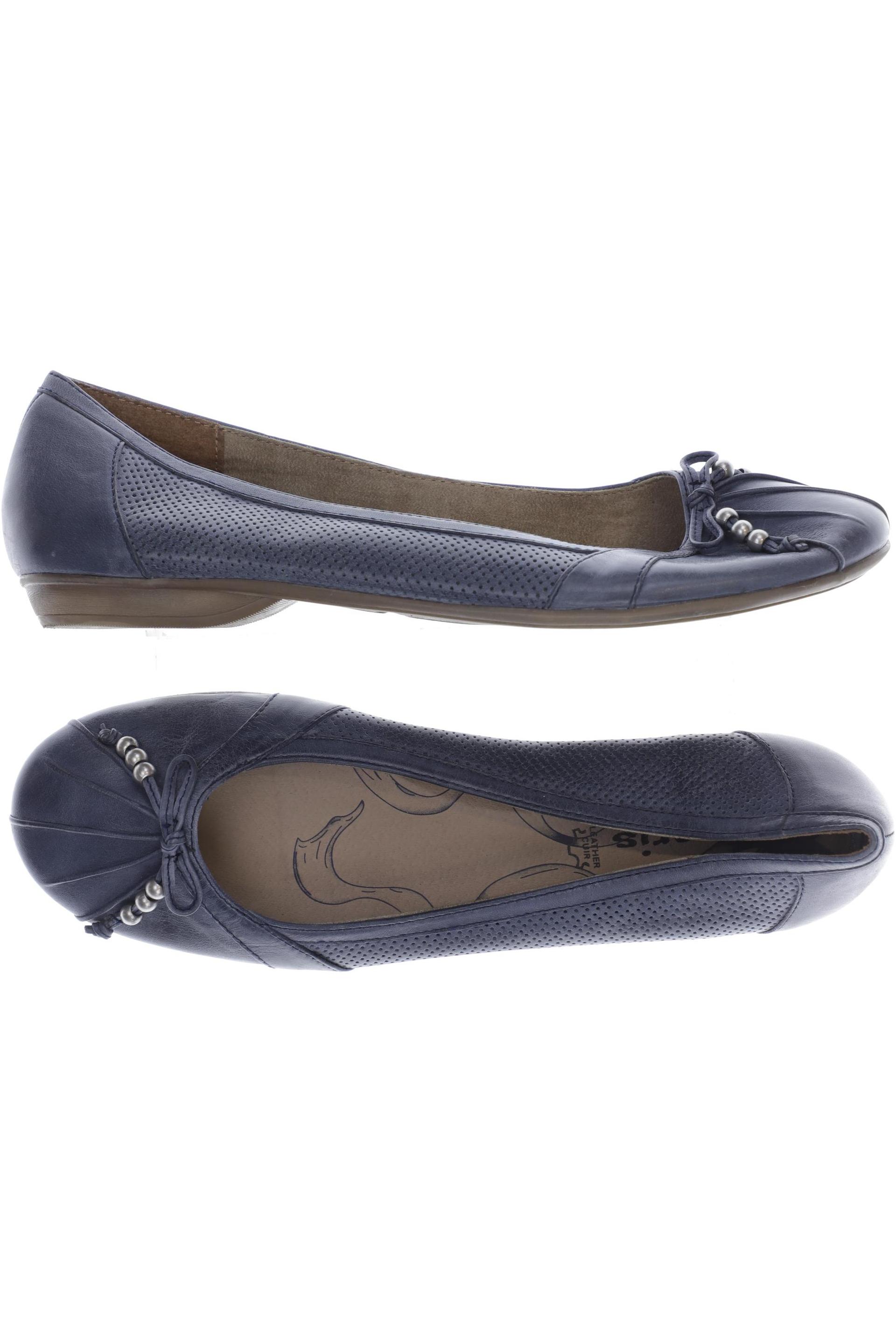 

Tamaris Damen Ballerinas, blau, Gr. 42