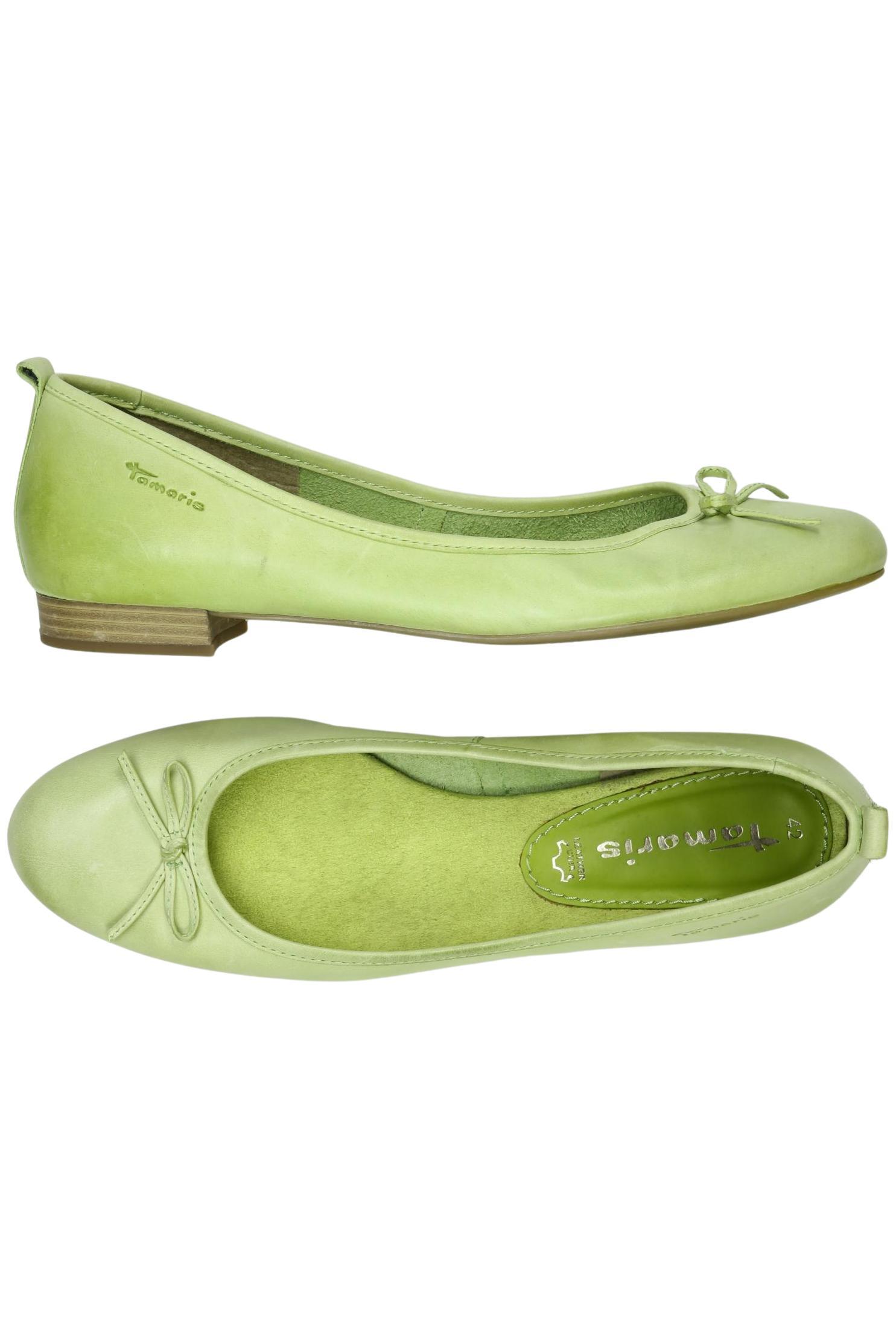 

Tamaris Damen Ballerinas, hellgrün, Gr. 42