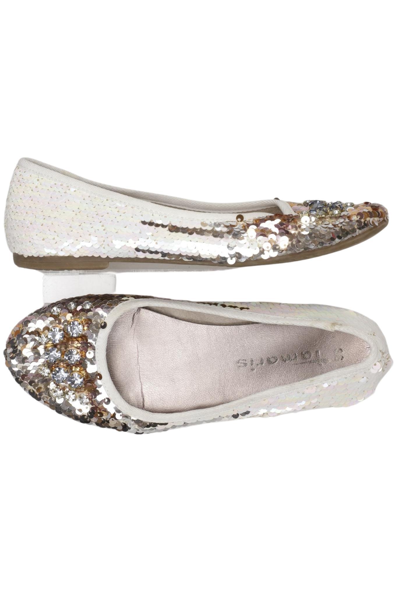 

Tamaris Damen Ballerinas, gold, Gr. 36