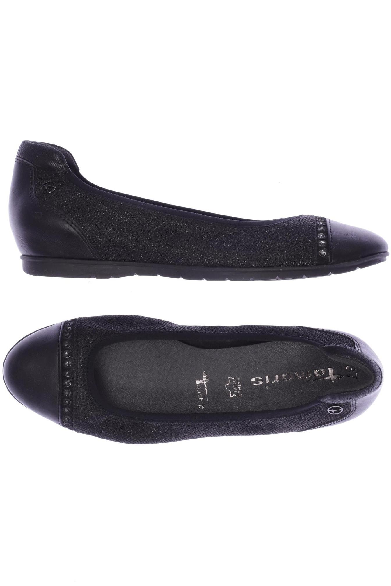 

Tamaris Damen Ballerinas, schwarz, Gr. 37
