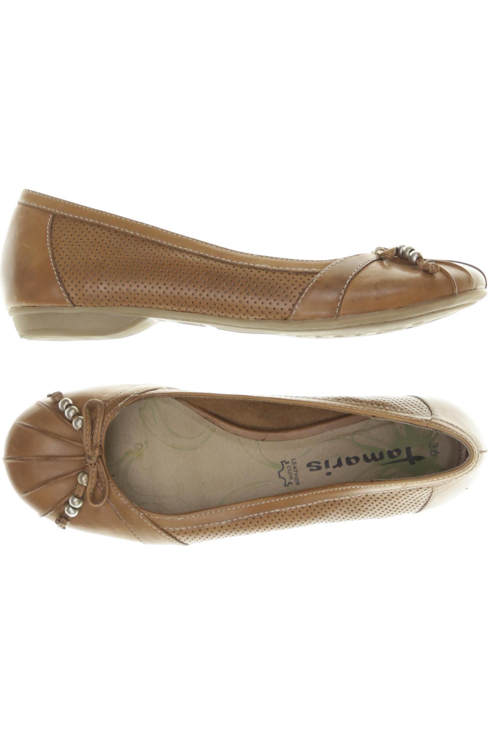 

Tamaris Damen Ballerinas, braun, Gr. 36