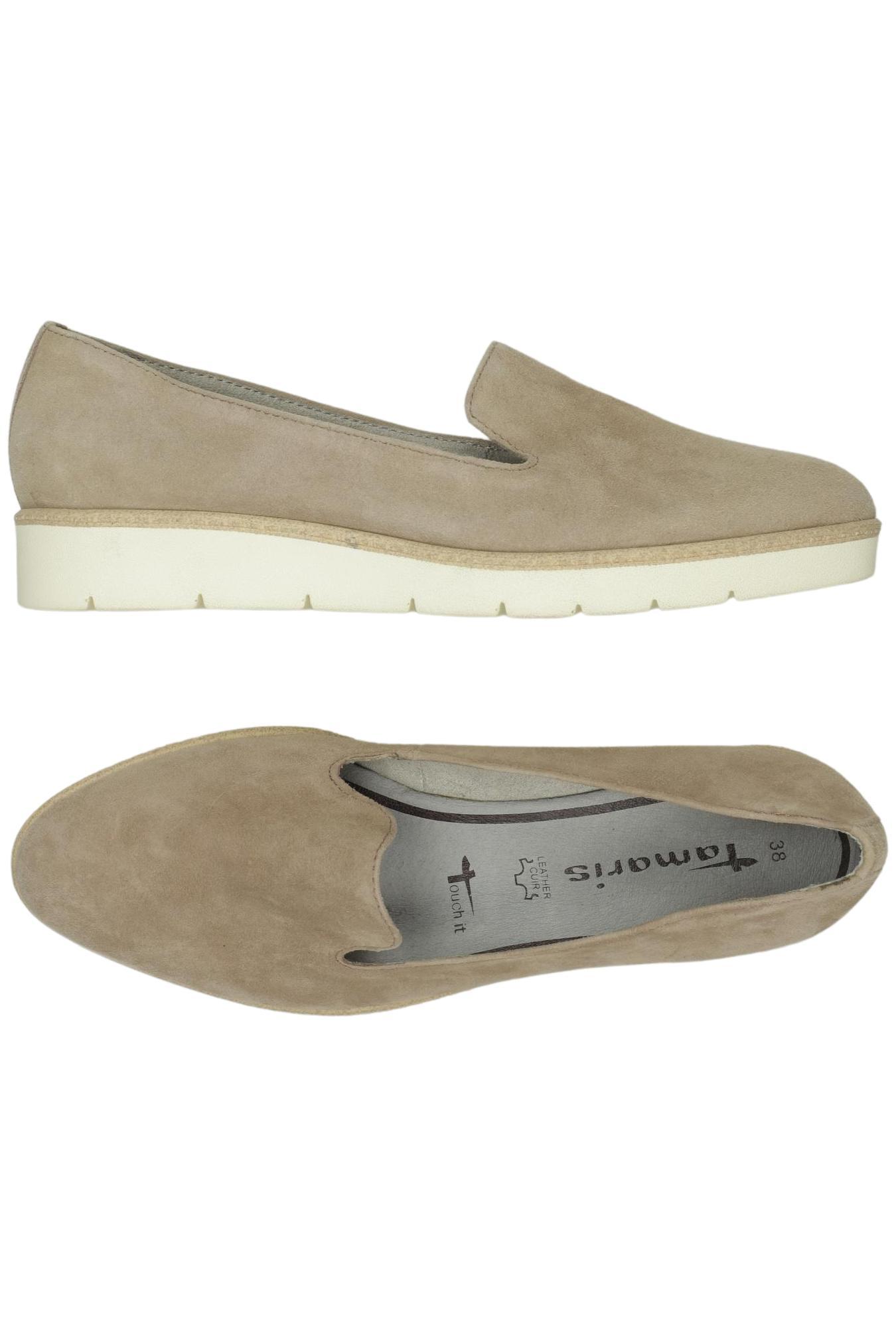 

Tamaris Damen Ballerinas, beige, Gr. 38