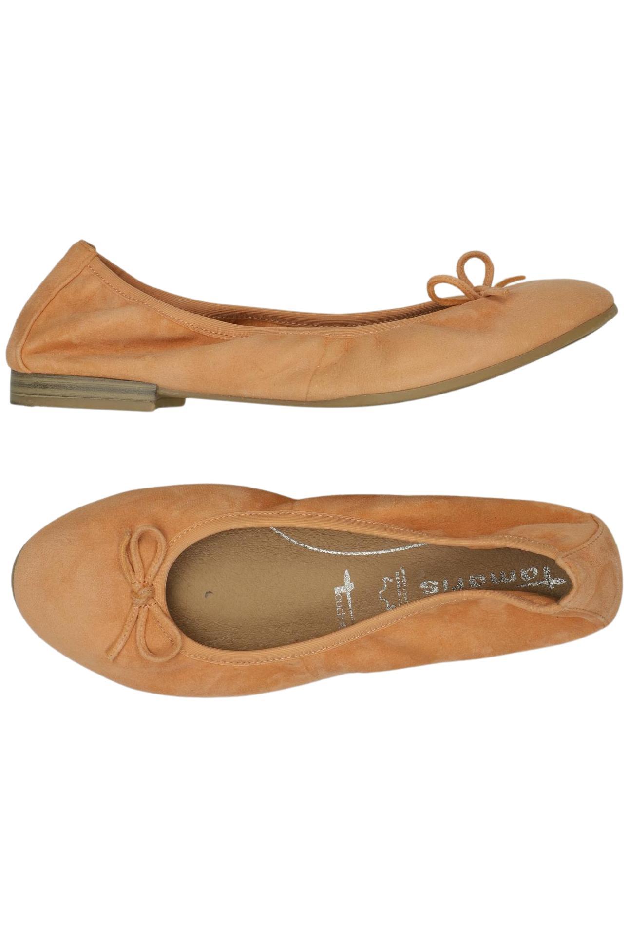 

Tamaris Damen Ballerinas, orange, Gr. 38