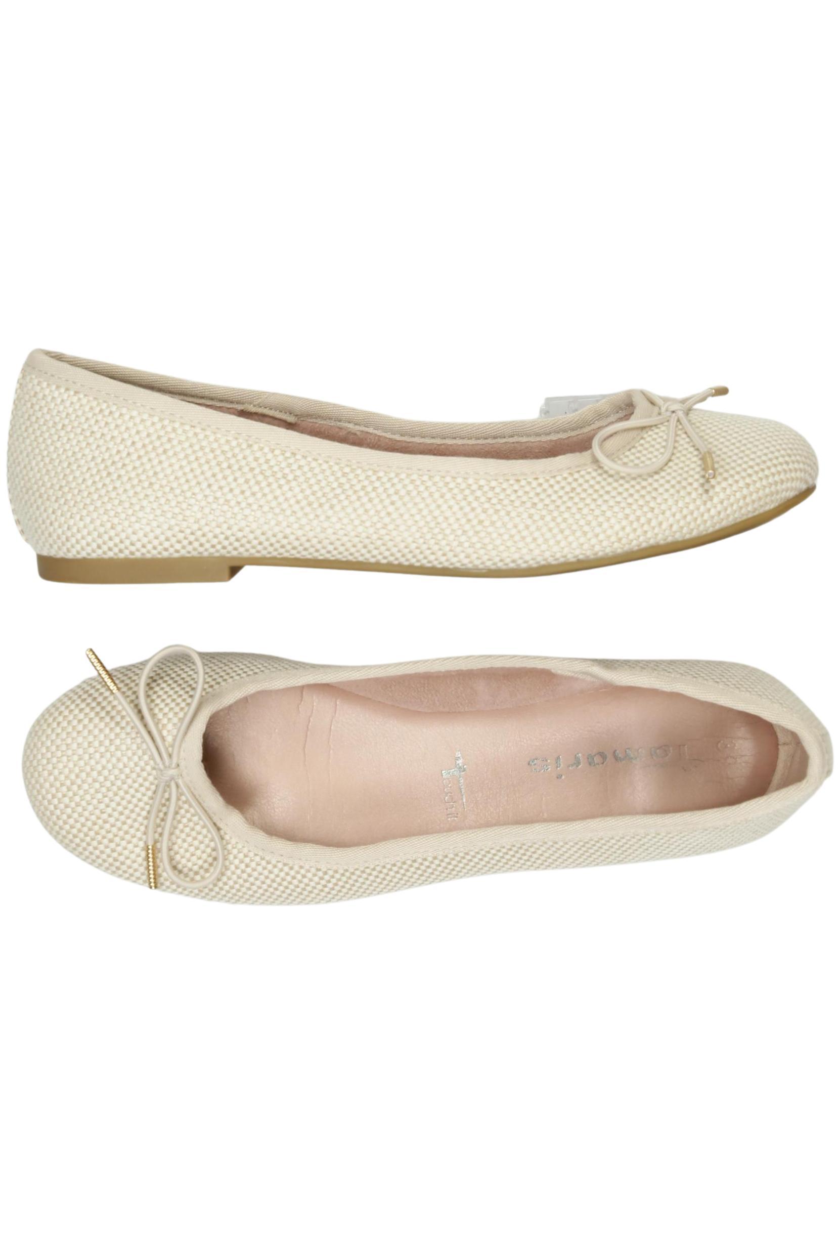 

Tamaris Damen Ballerinas, beige, Gr. 39