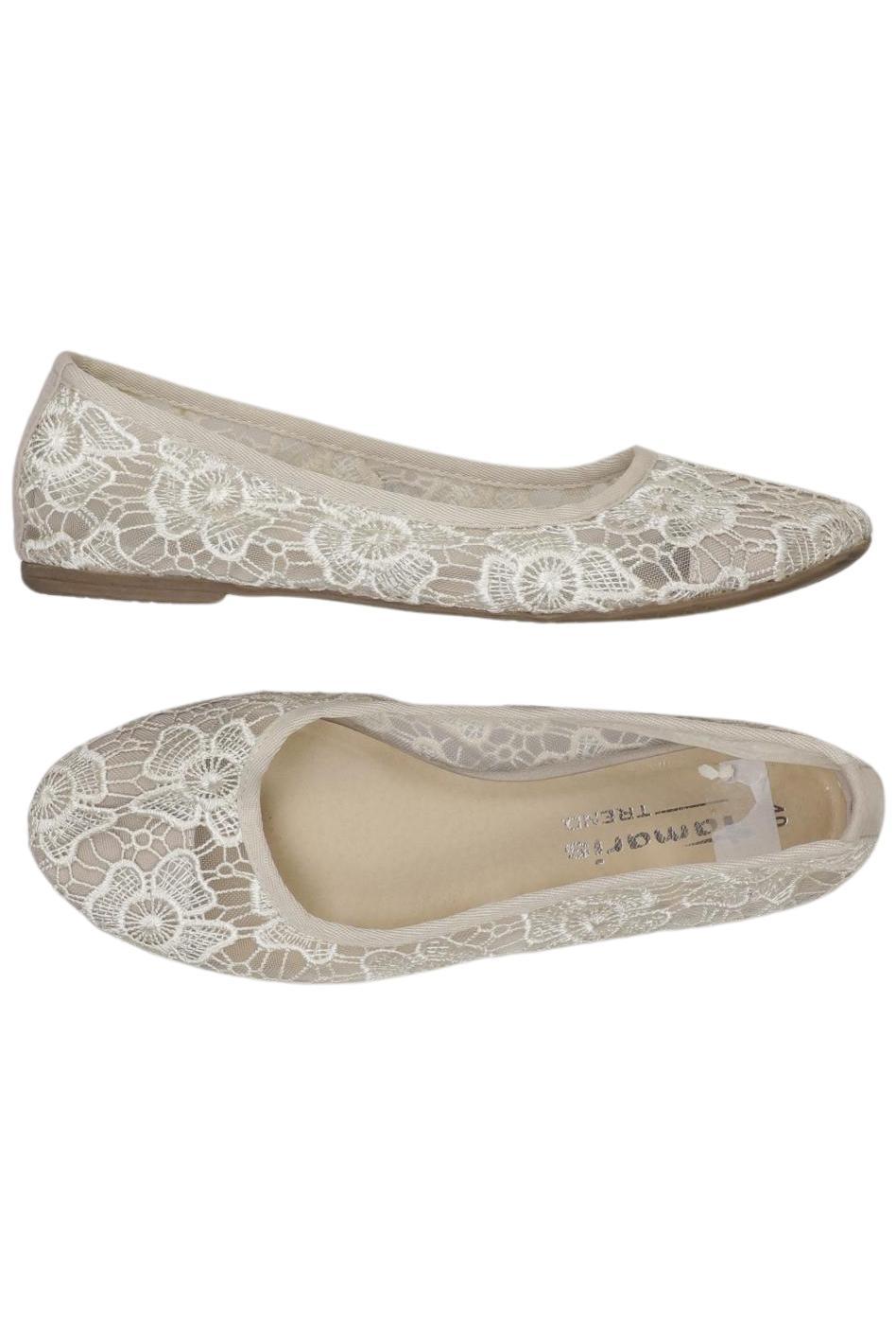 

Tamaris Damen Ballerinas, beige, Gr. 40