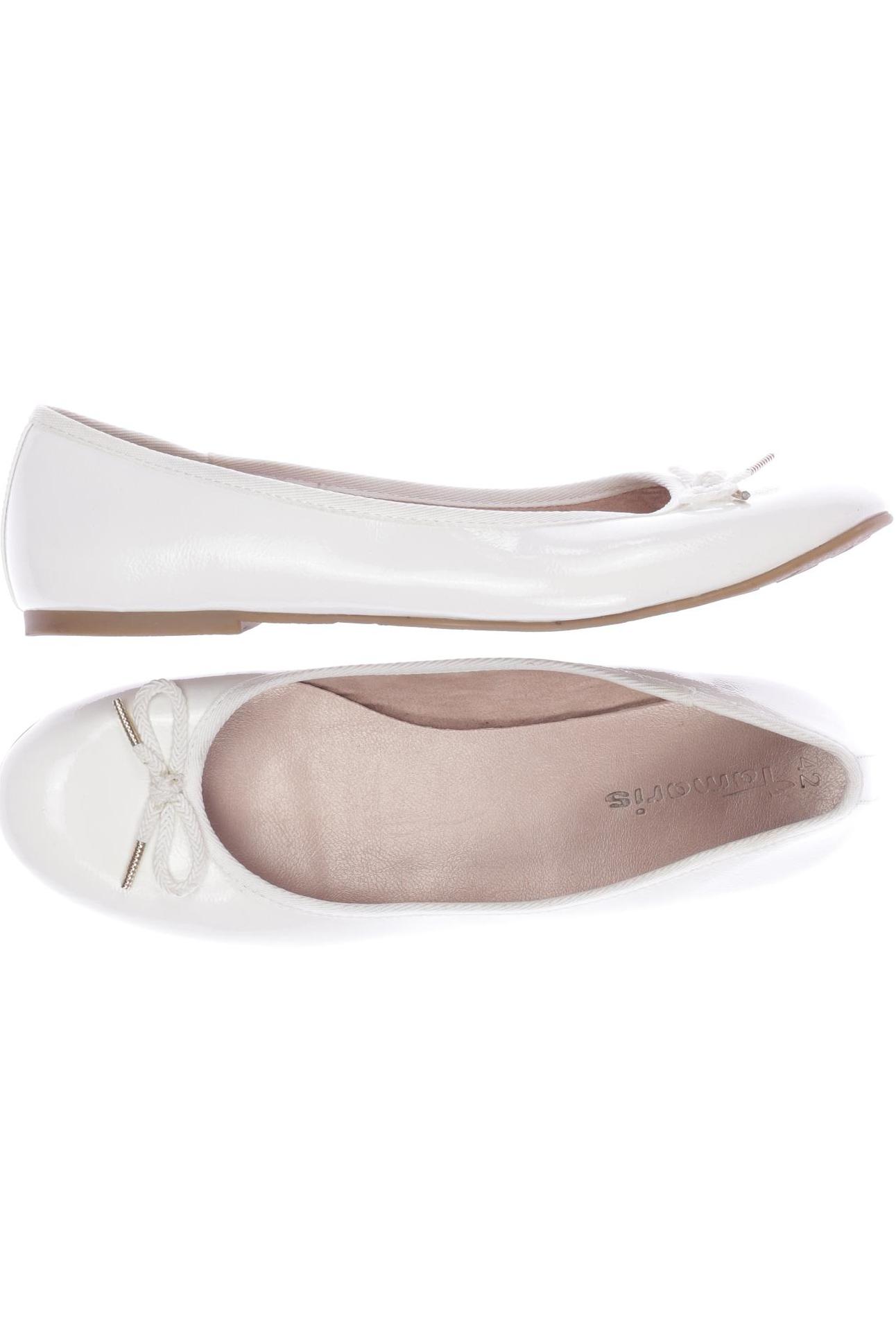 

Tamaris Damen Ballerinas, weiß
