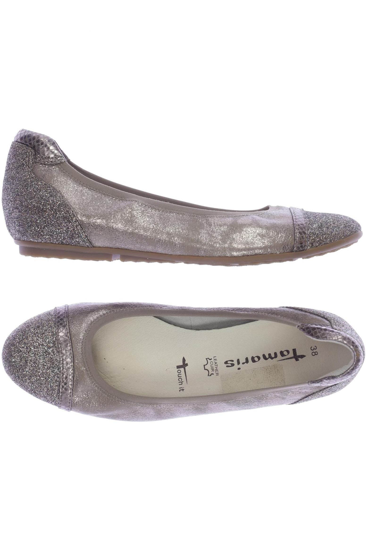 

Tamaris Damen Ballerinas, grau, Gr. 38