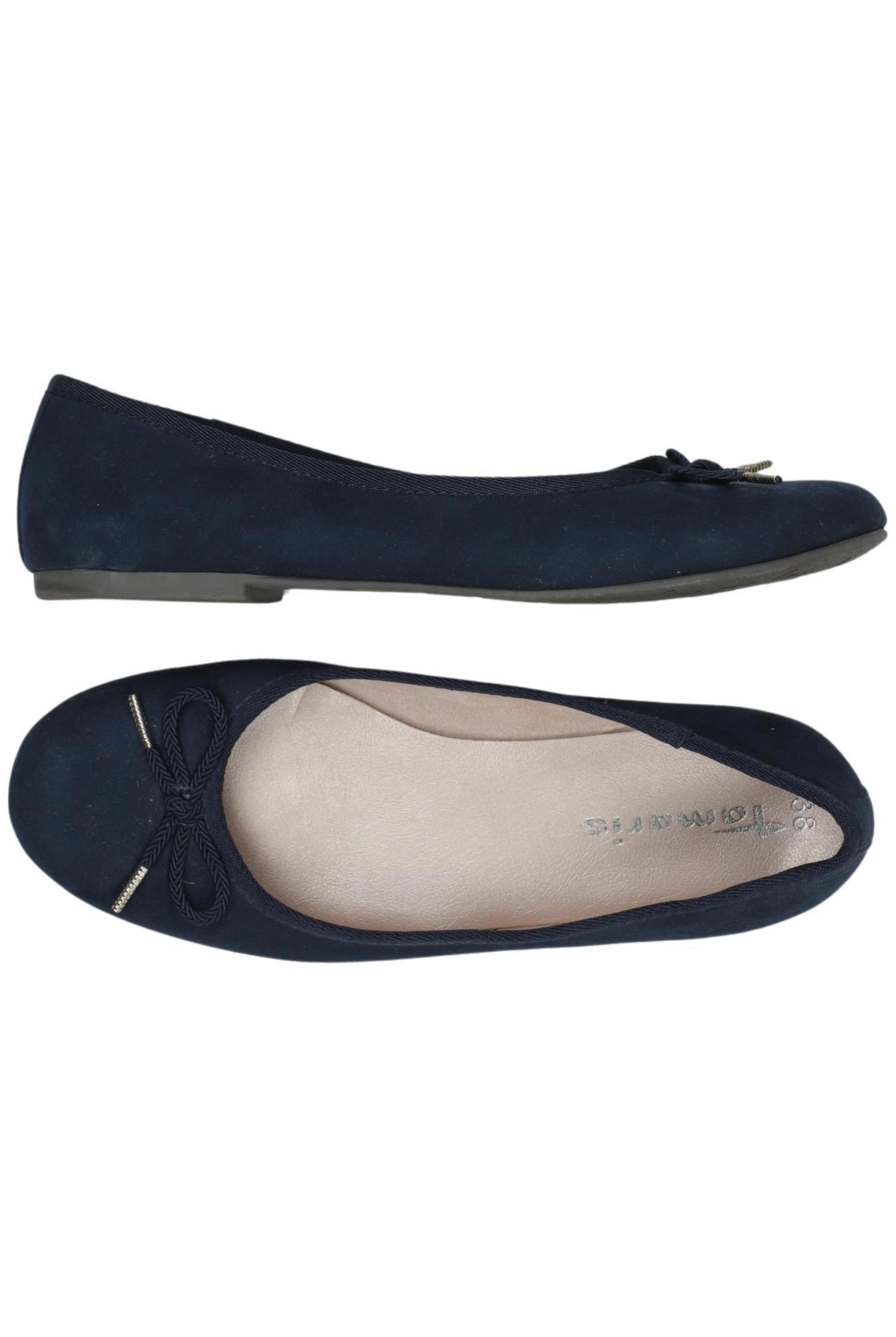 

Tamaris Damen Ballerinas, marineblau, Gr. 38