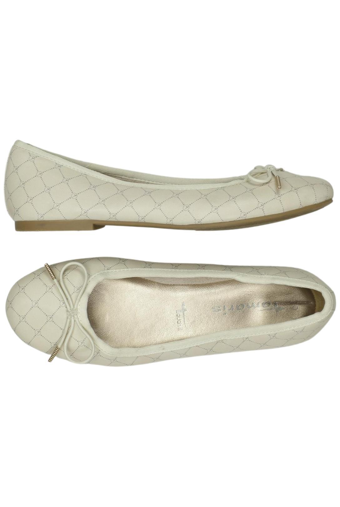 

Tamaris Damen Ballerinas, cremeweiß, Gr. 39