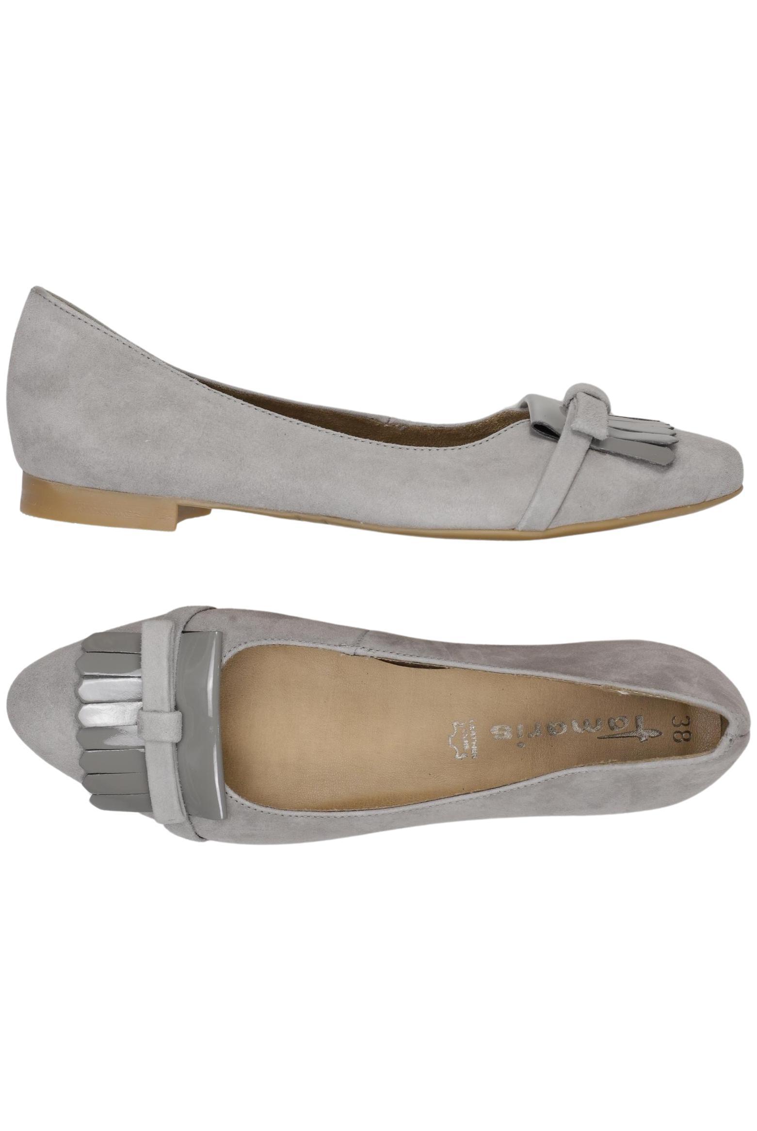 

Tamaris Damen Ballerinas, grau, Gr. 38