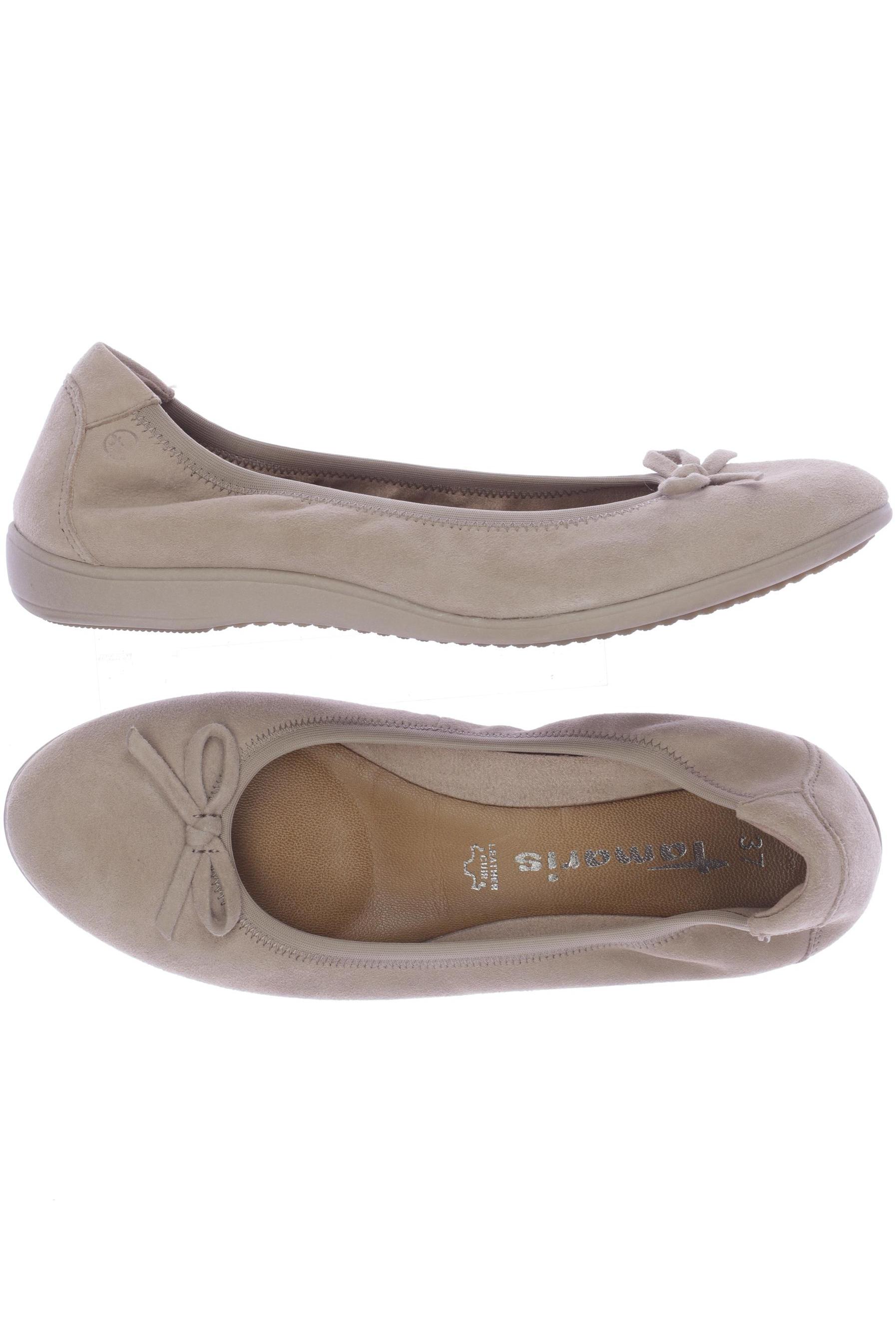 

Tamaris Damen Ballerinas, beige, Gr. 37