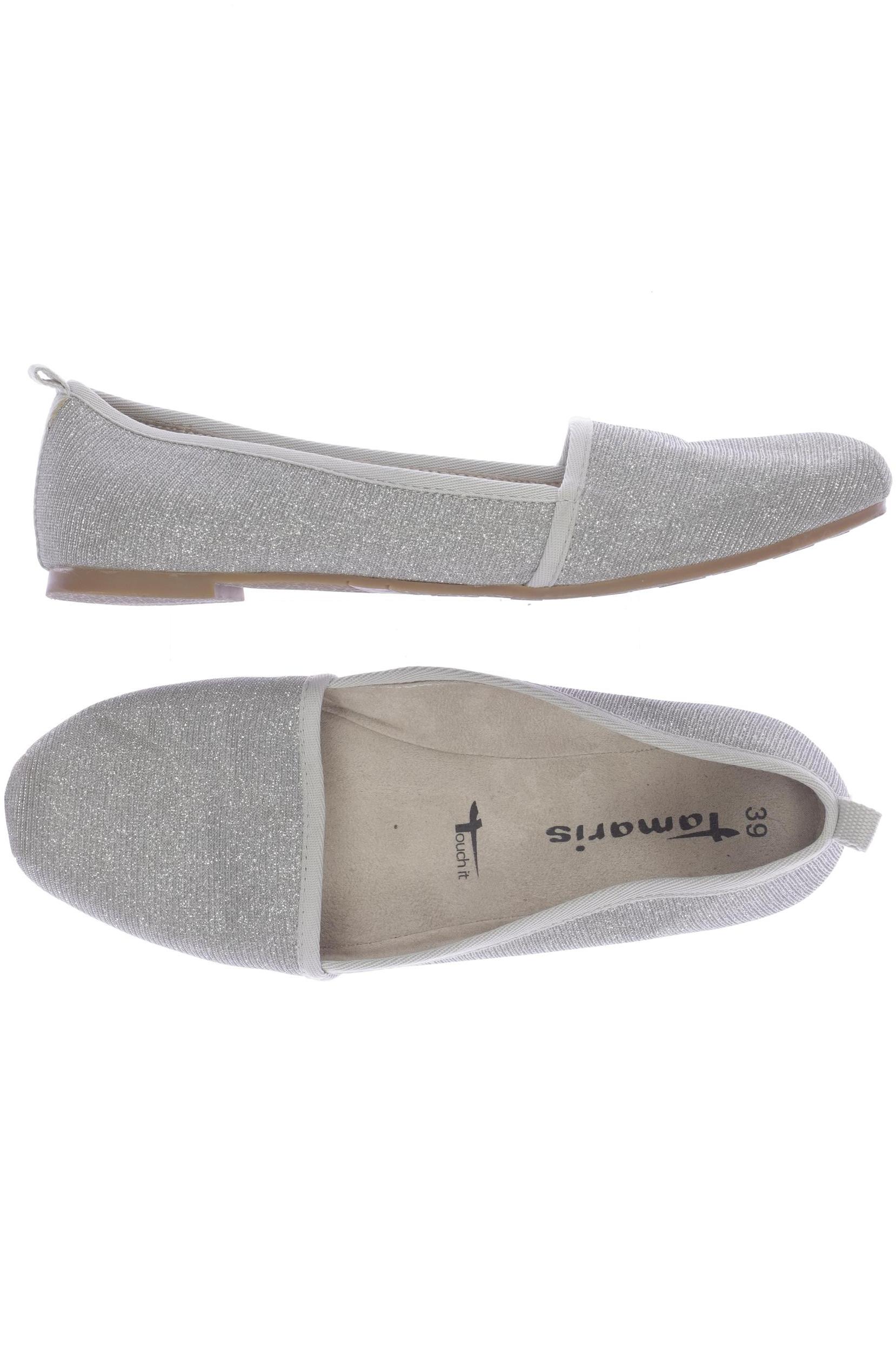 

Tamaris Damen Ballerinas, silber, Gr. 39