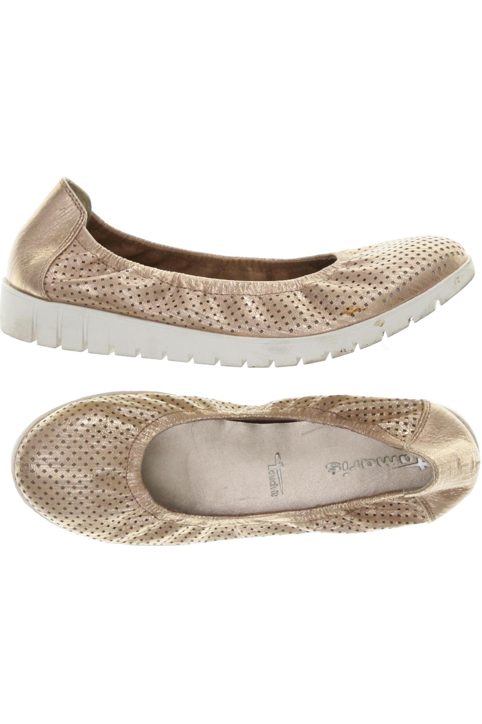 

Tamaris Damen Ballerinas, beige, Gr. 40