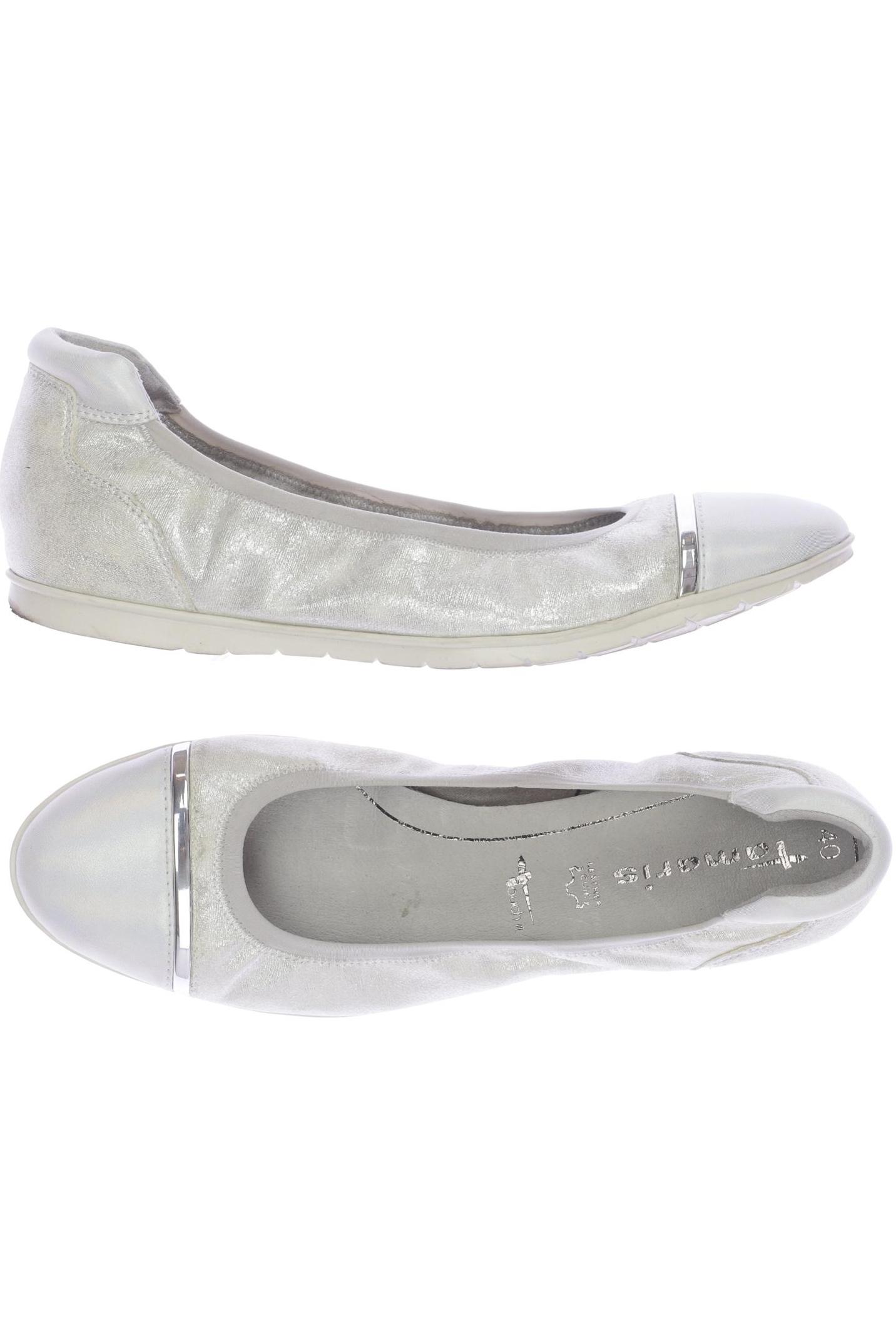 

Tamaris Damen Ballerinas, silber, Gr. 40