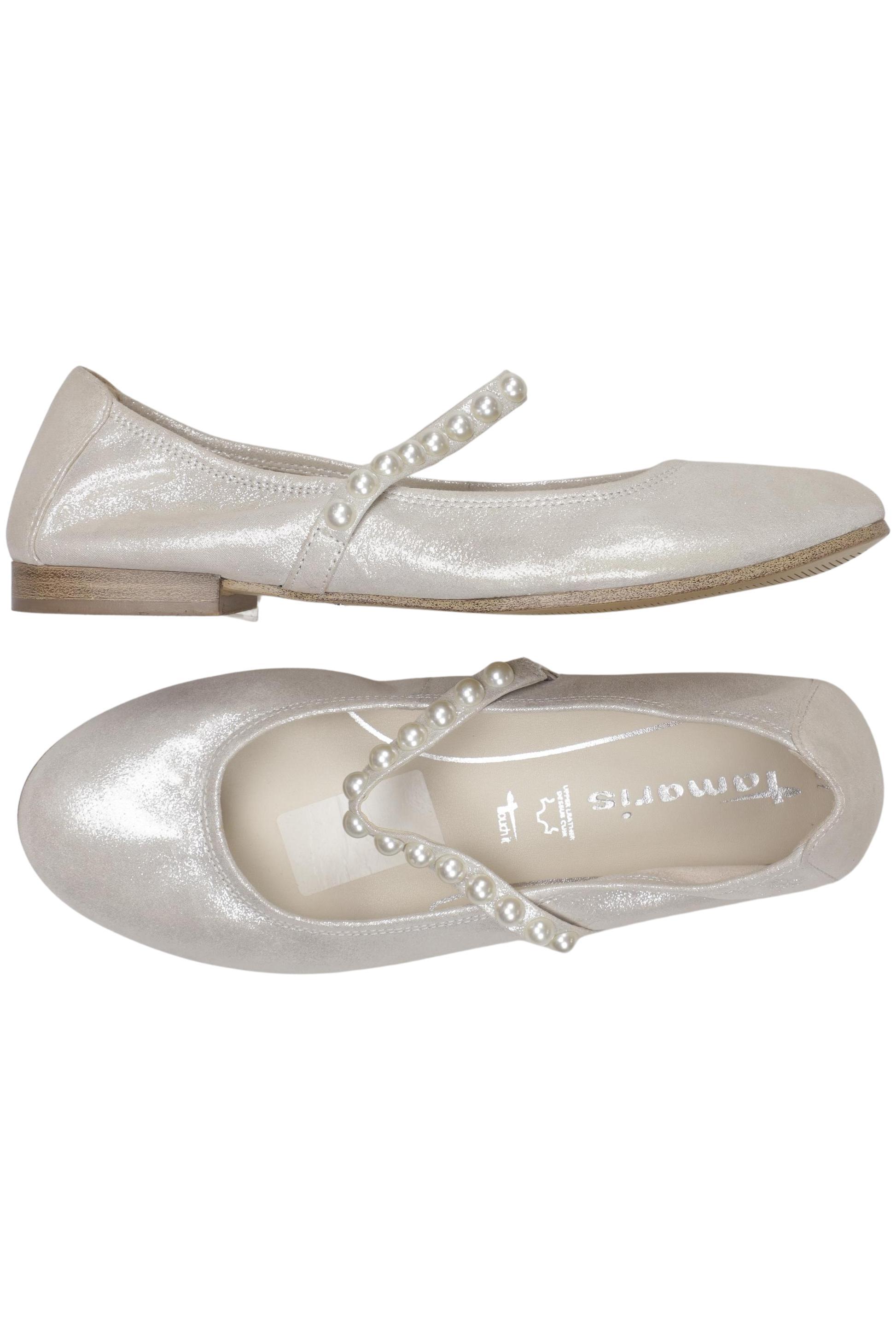 

Tamaris Damen Ballerinas, silber, Gr. 37