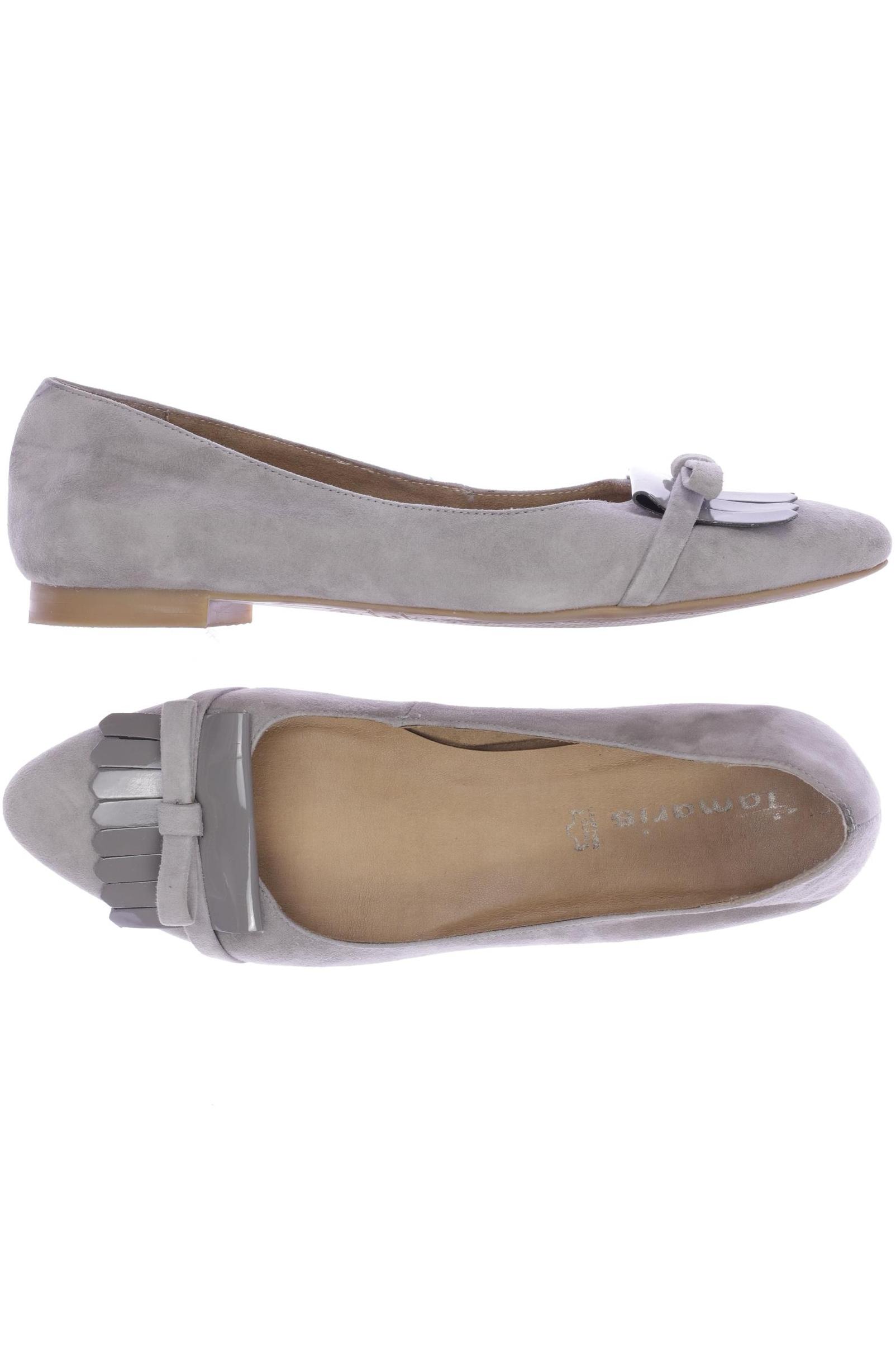 

Tamaris Damen Ballerinas, grau, Gr. 42