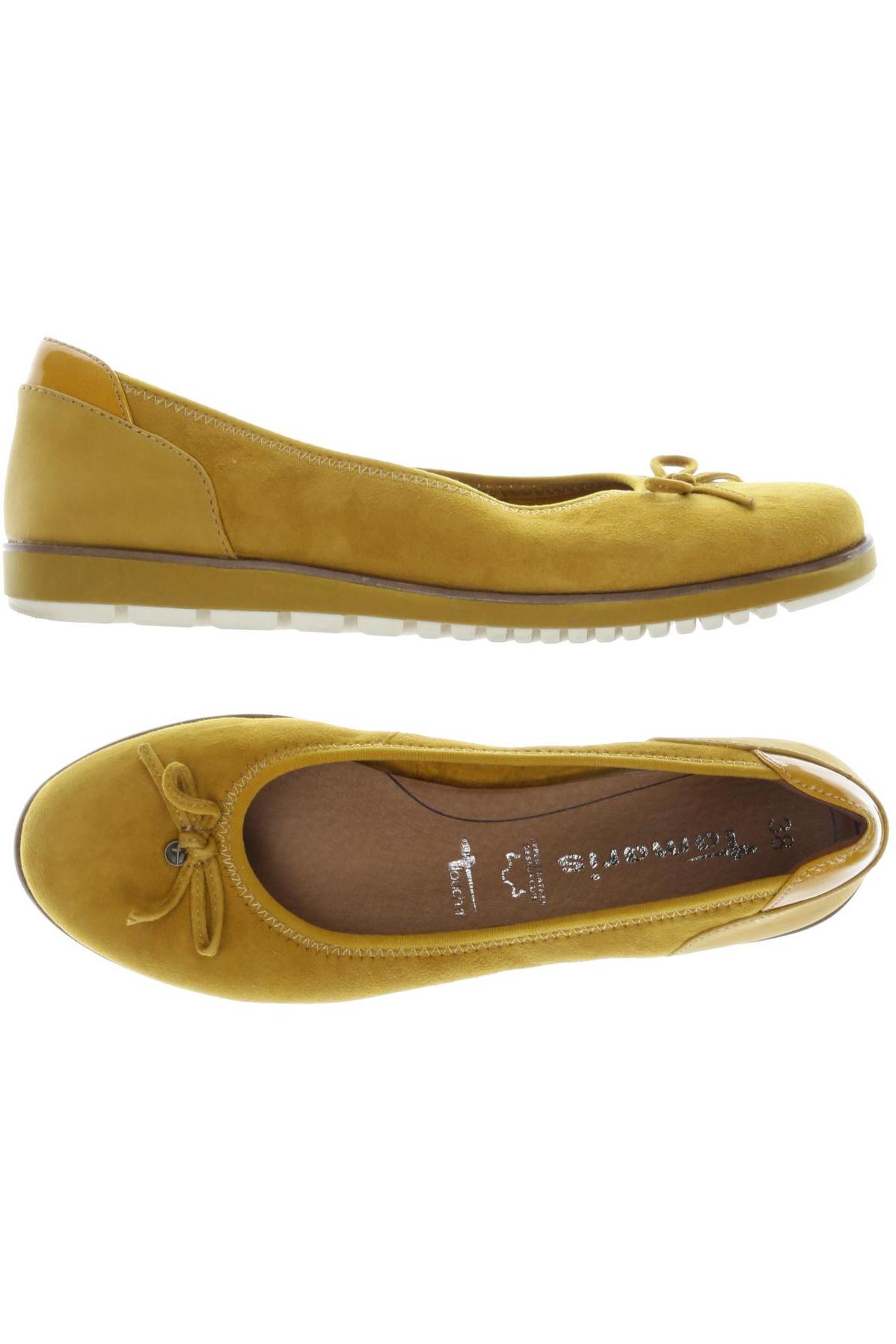 

Tamaris Damen Ballerinas, gelb, Gr. 38