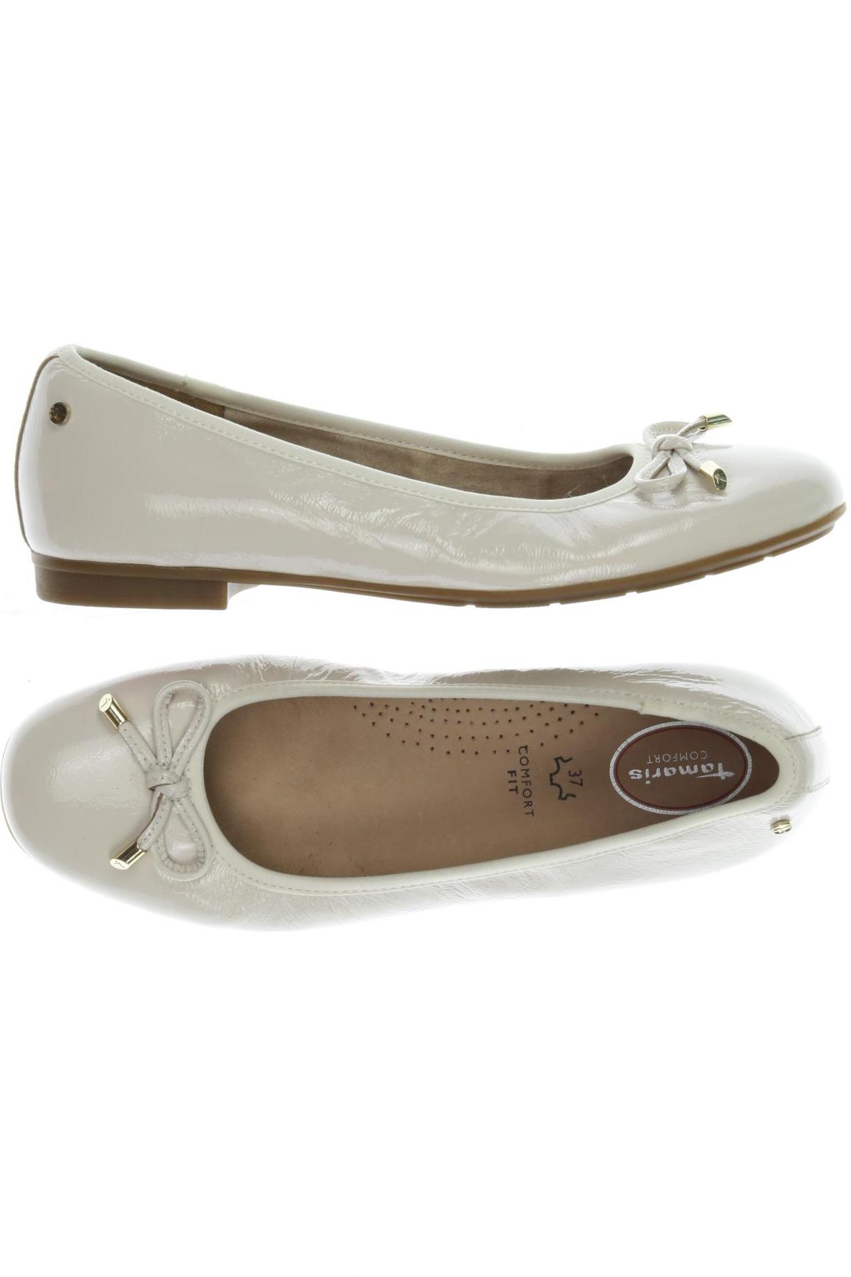 

Tamaris Damen Ballerinas, beige, Gr. 37