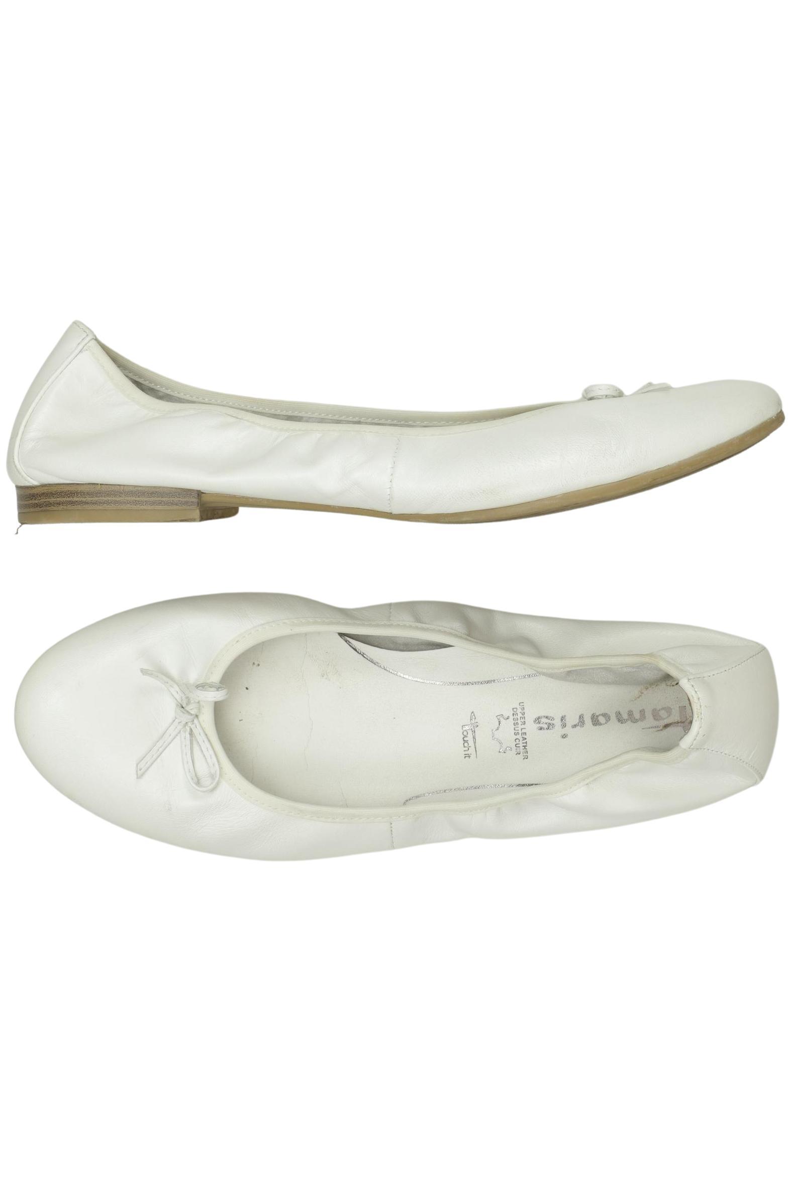 

Tamaris Damen Ballerinas, weiß, Gr. 41
