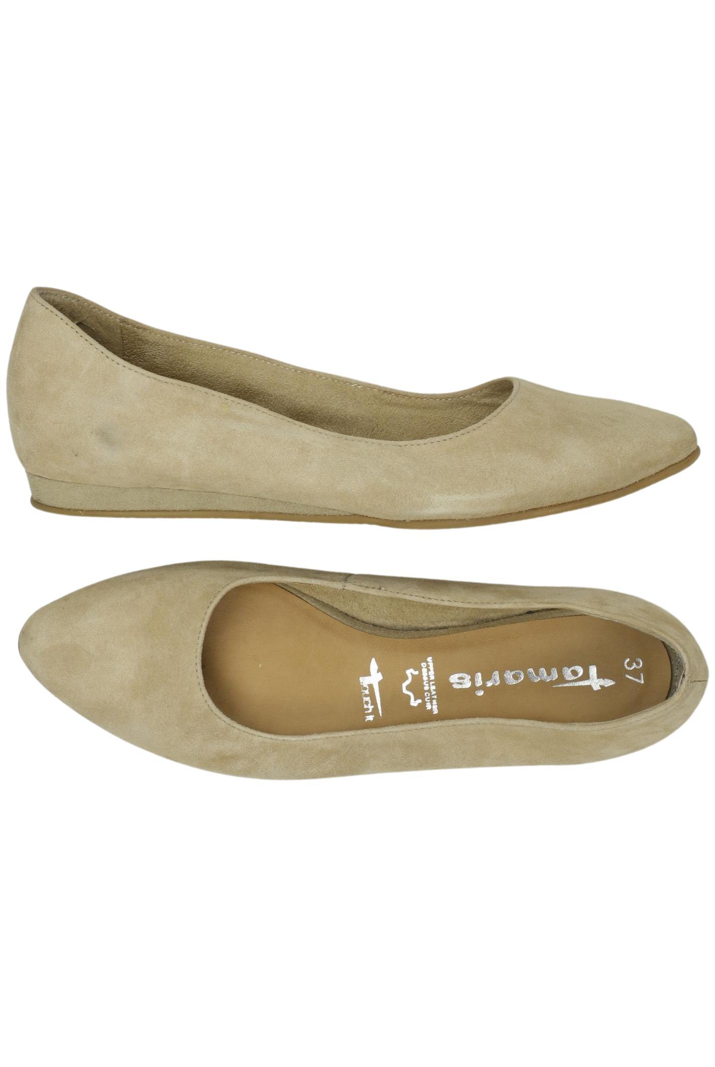 

Tamaris Damen Ballerinas, beige, Gr. 37