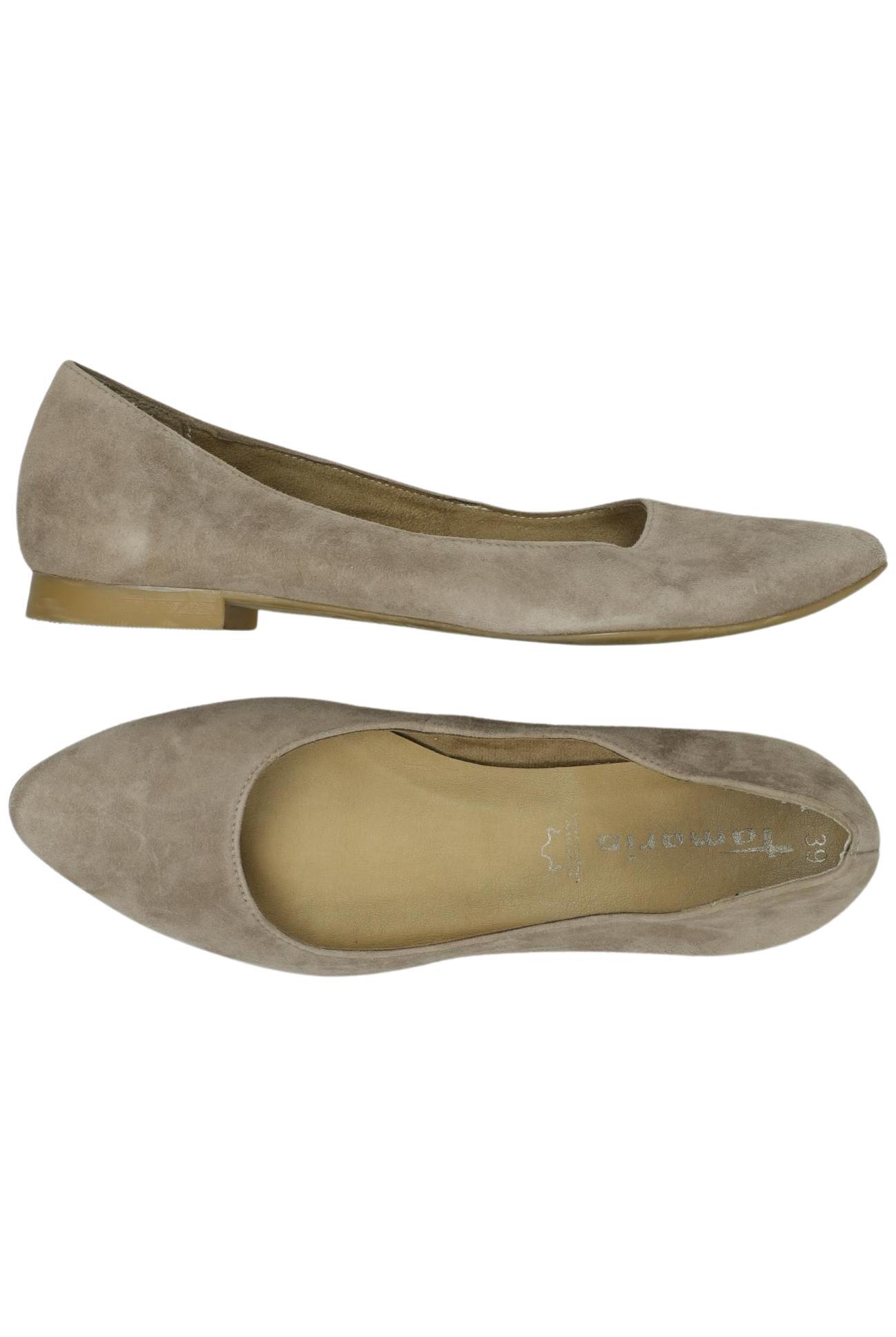 

Tamaris Damen Ballerinas, beige, Gr. 39