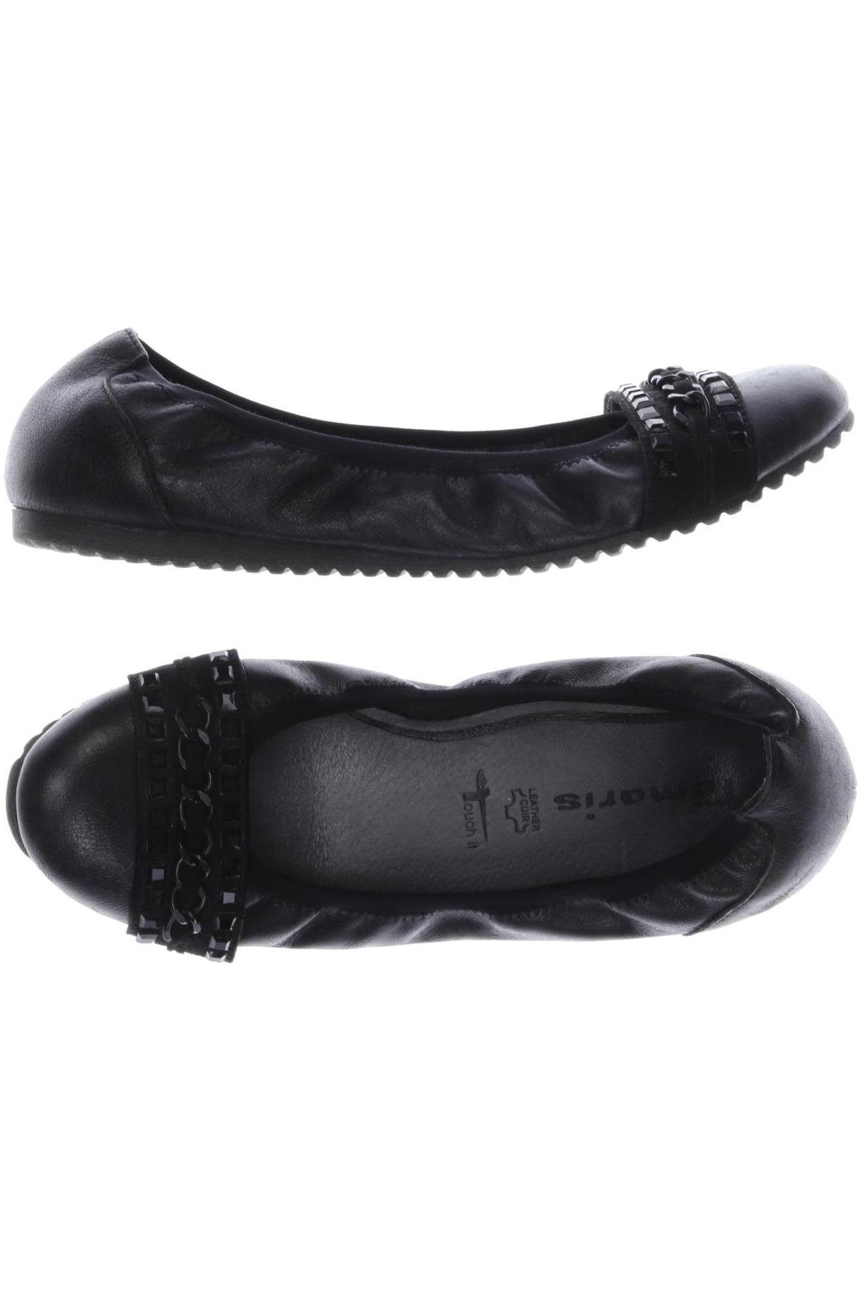 

Tamaris Damen Ballerinas, schwarz, Gr. 38