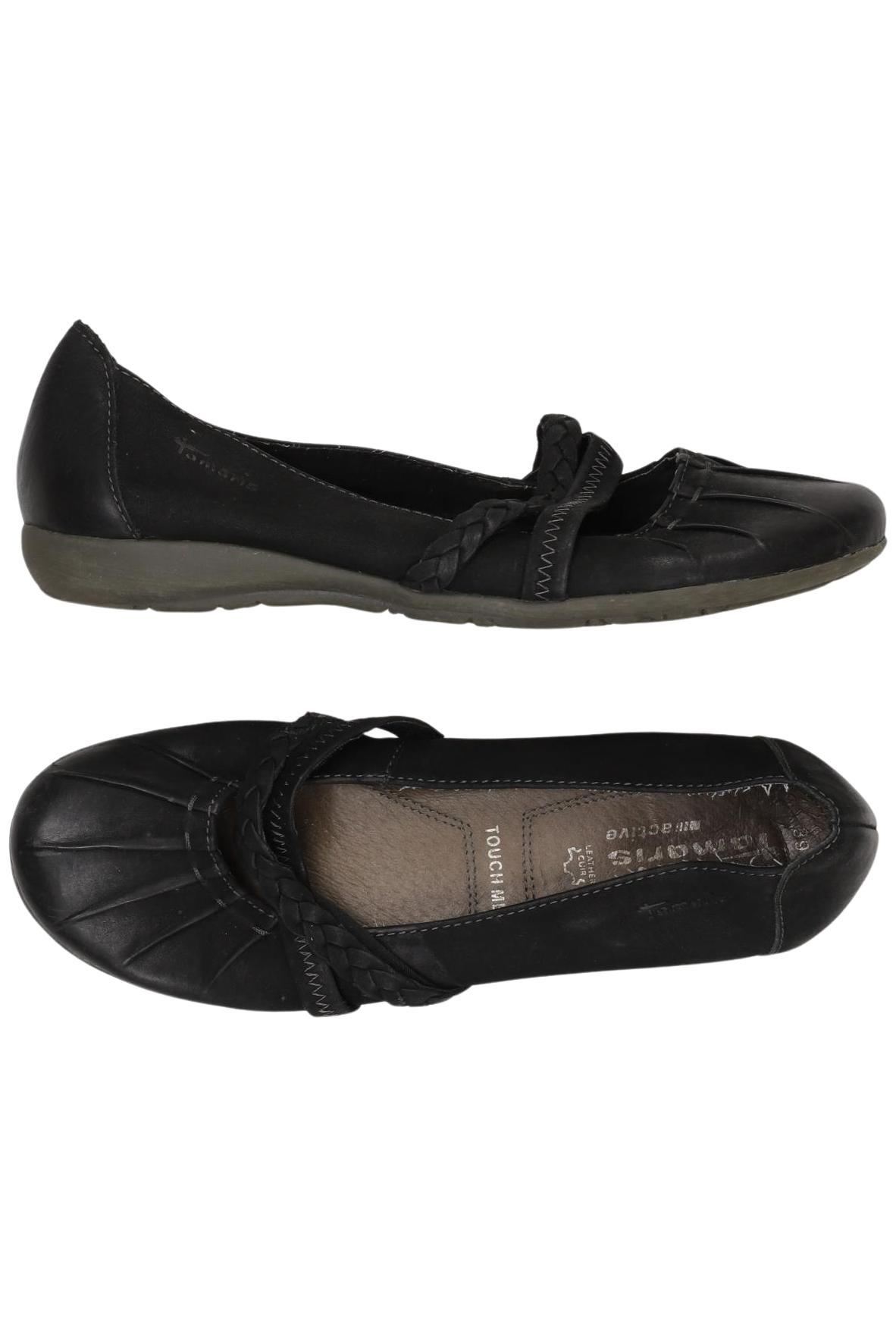 

Tamaris Damen Ballerinas, schwarz, Gr. 39