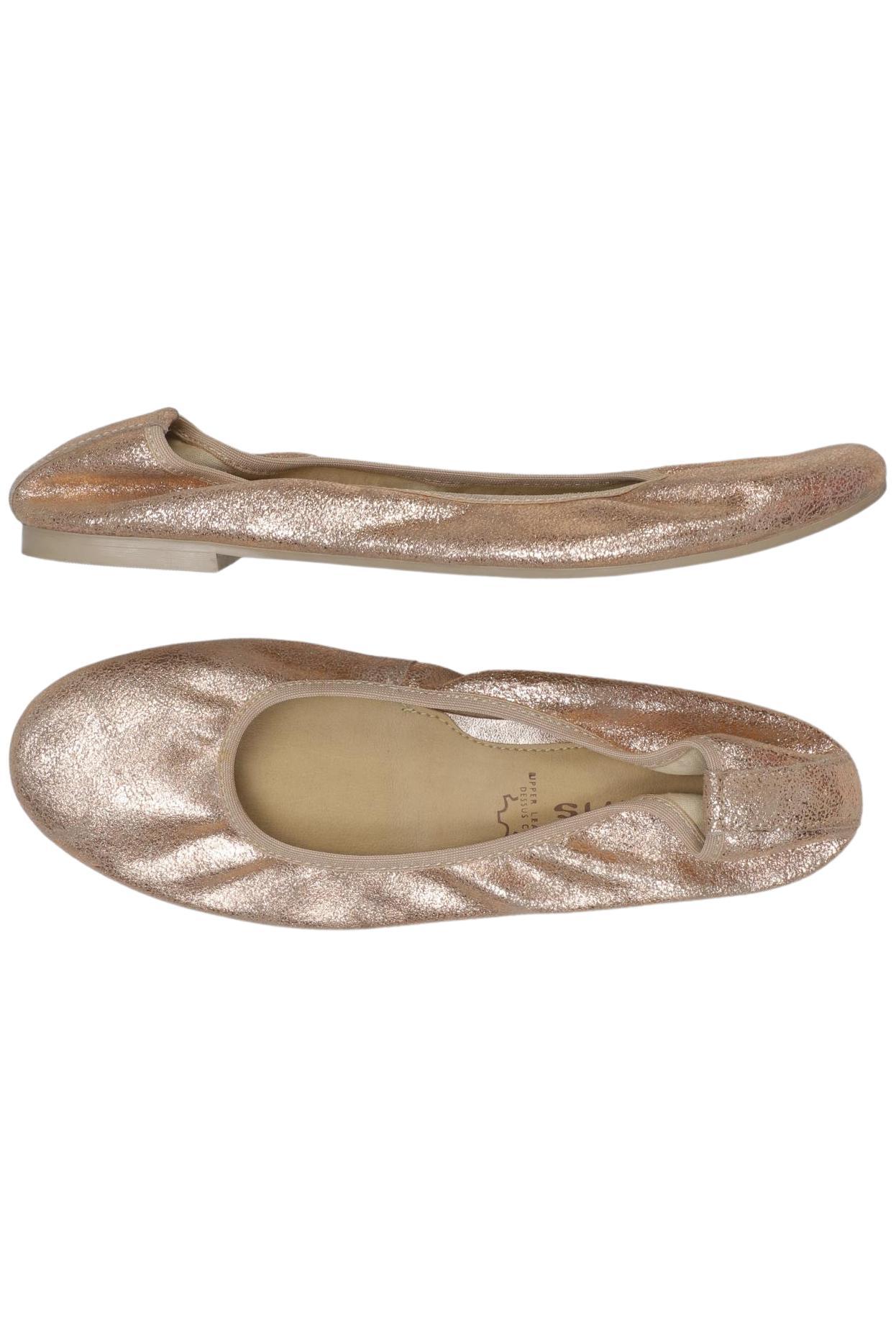 

Tamaris Damen Ballerinas, gold, Gr. 40