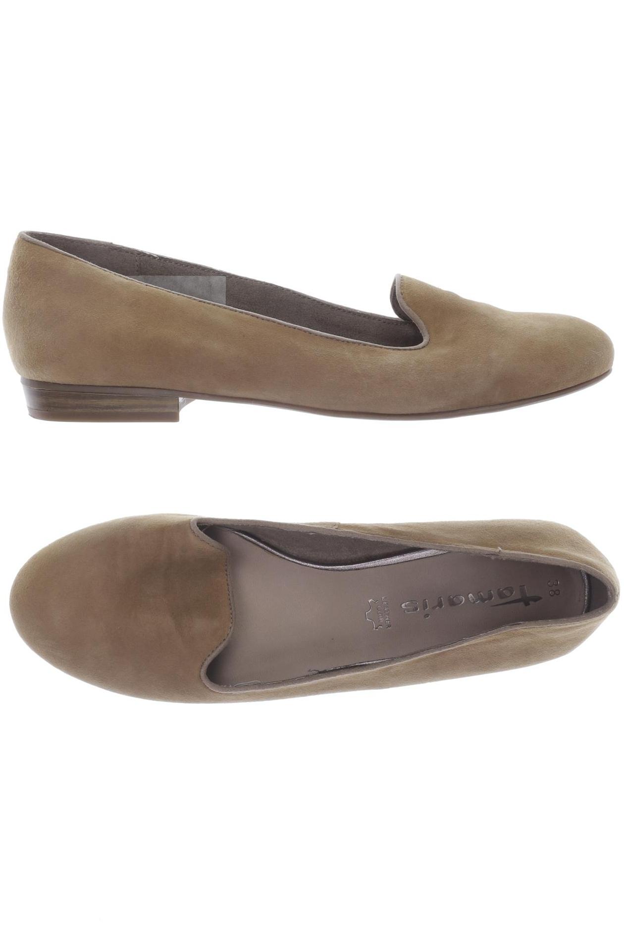 

Tamaris Damen Ballerinas, beige, Gr. 38