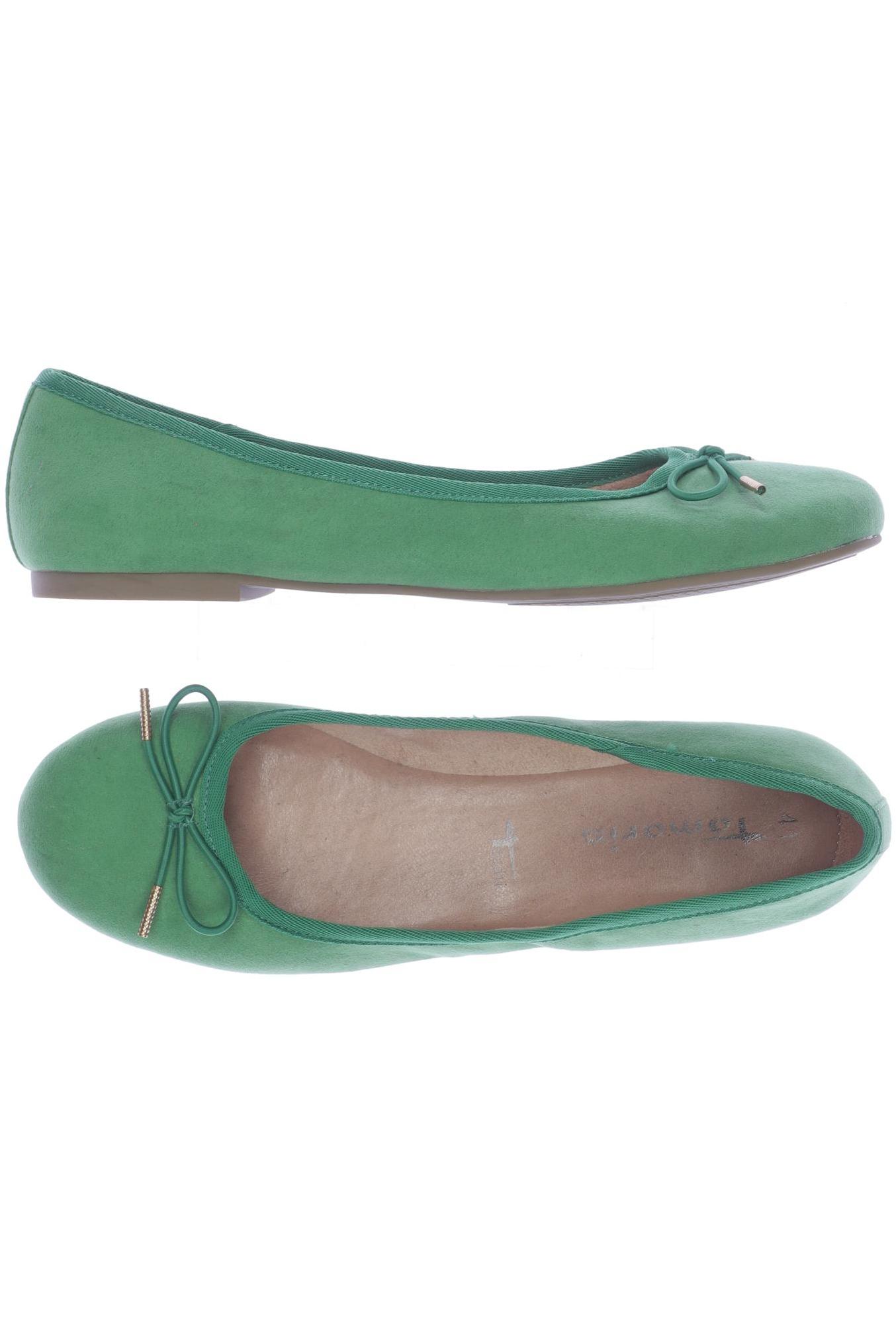 

Tamaris Damen Ballerinas, grün, Gr. 41