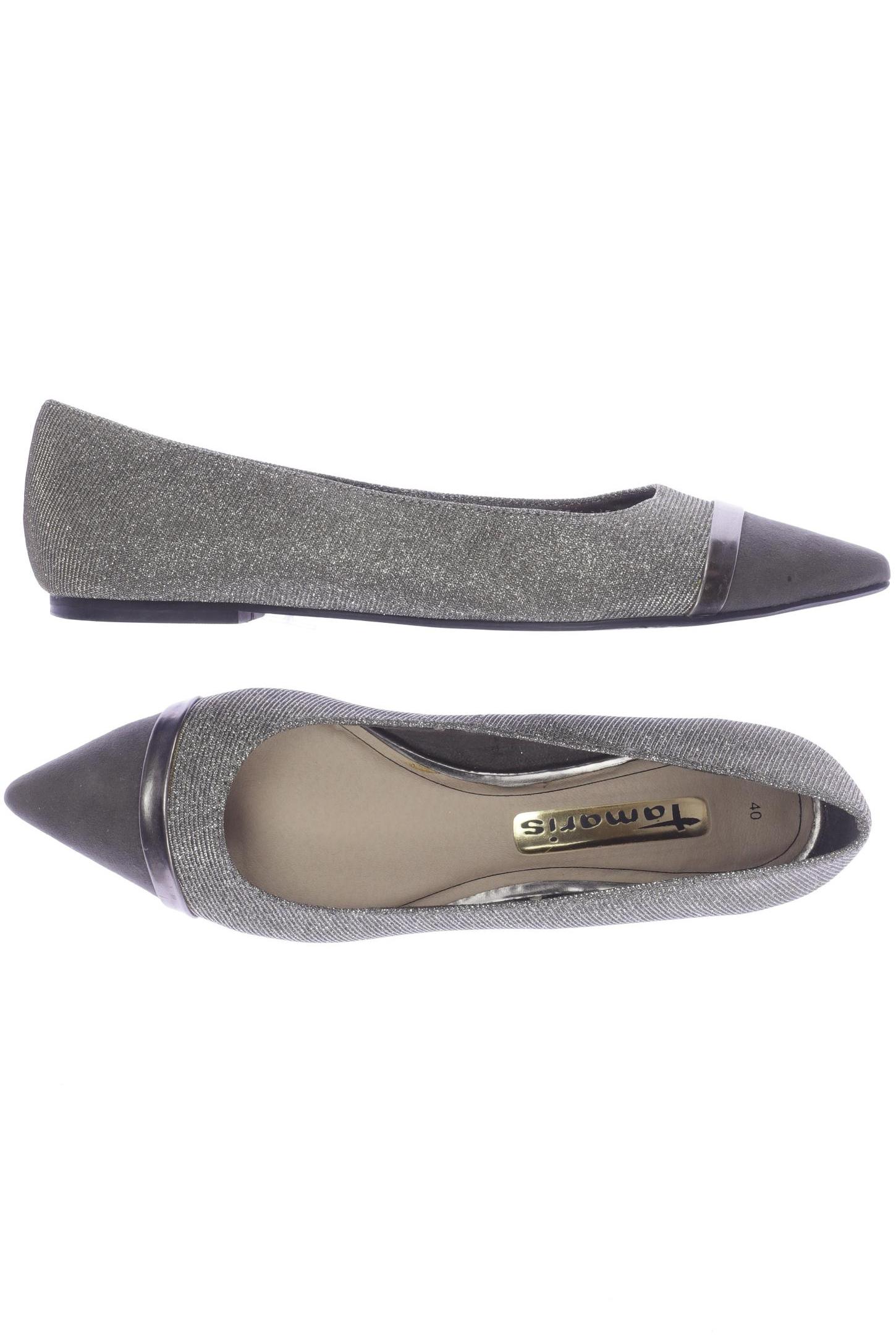 

Tamaris Damen Ballerinas, silber