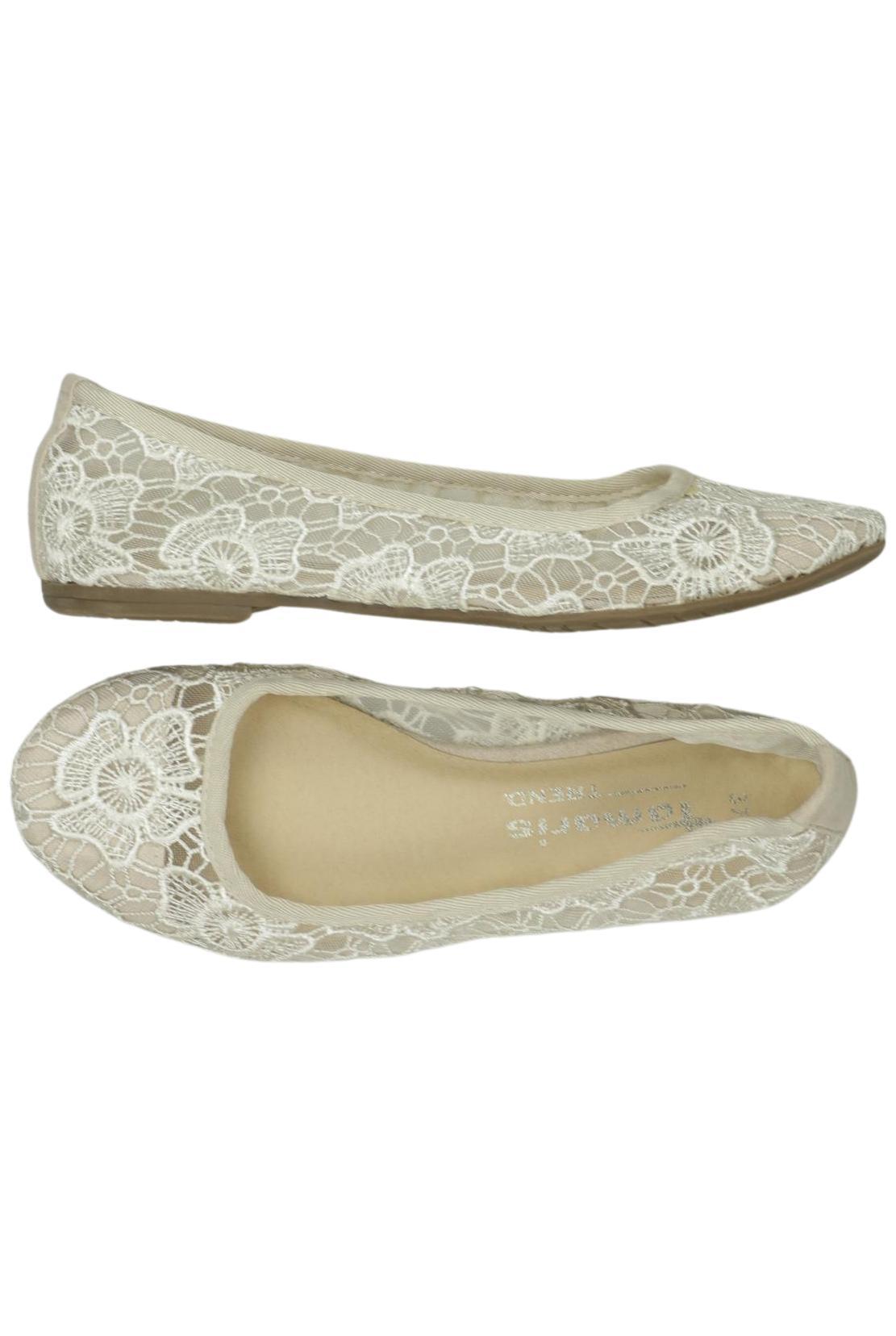 

Tamaris Damen Ballerinas, cremeweiß, Gr. 37