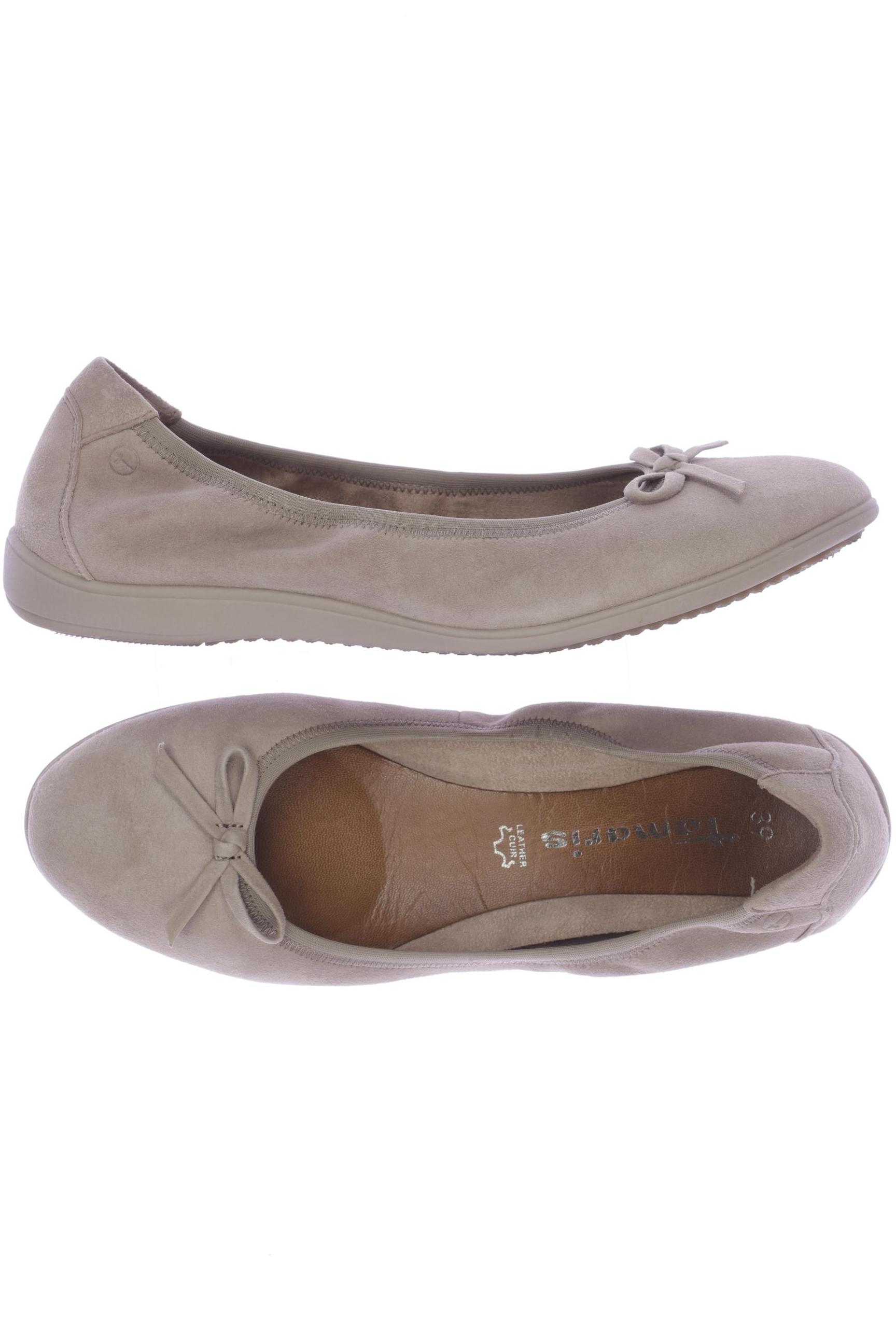 

Tamaris Damen Ballerinas, beige, Gr. 39