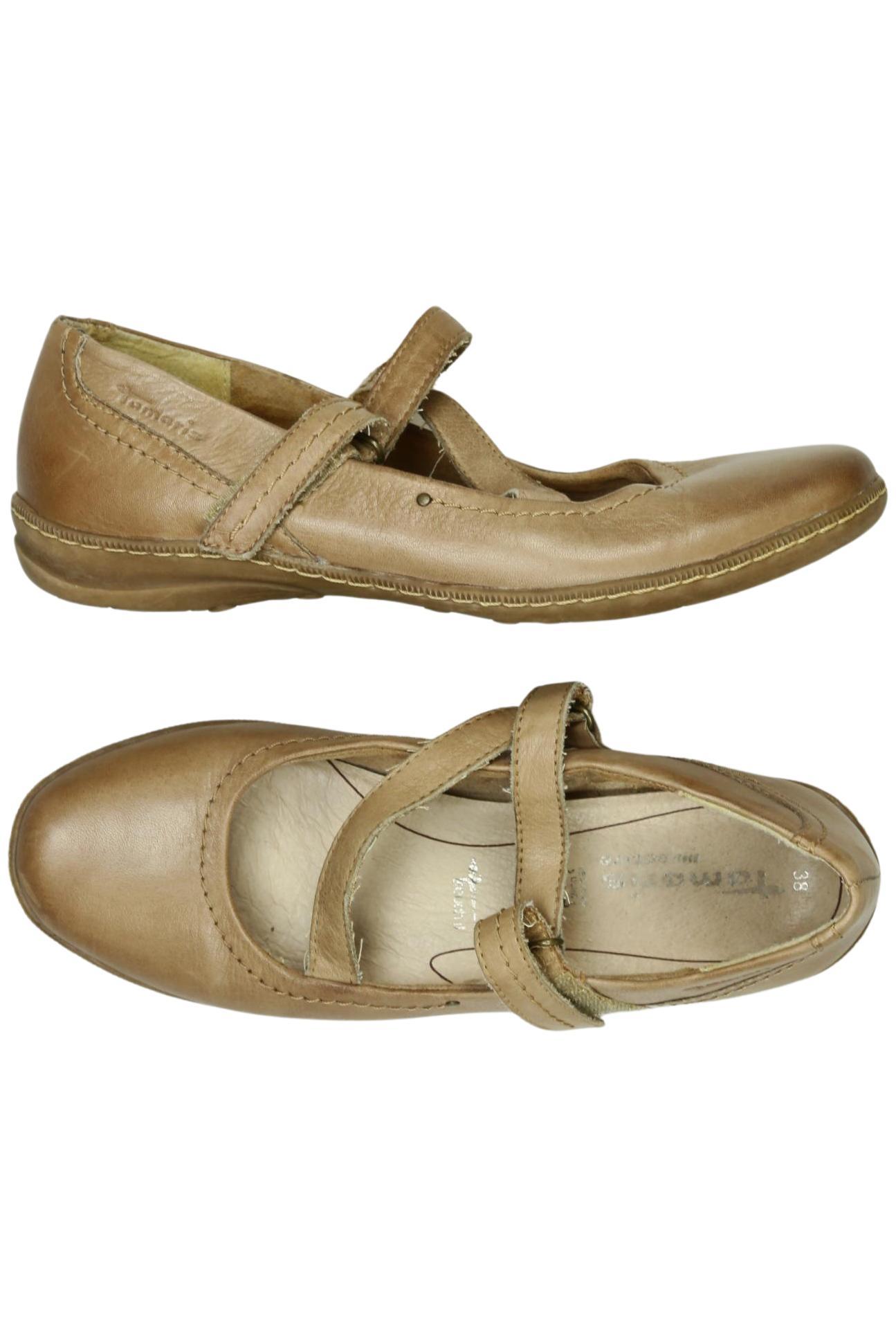 

Tamaris Damen Ballerinas, beige, Gr. 38