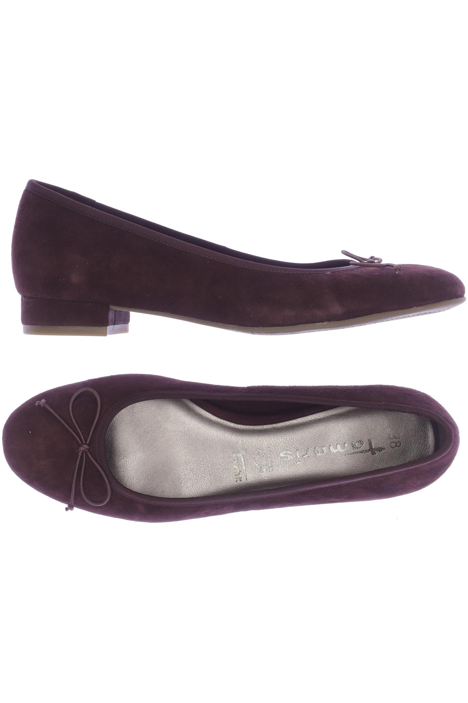

Tamaris Damen Ballerinas, bordeaux, Gr. 38