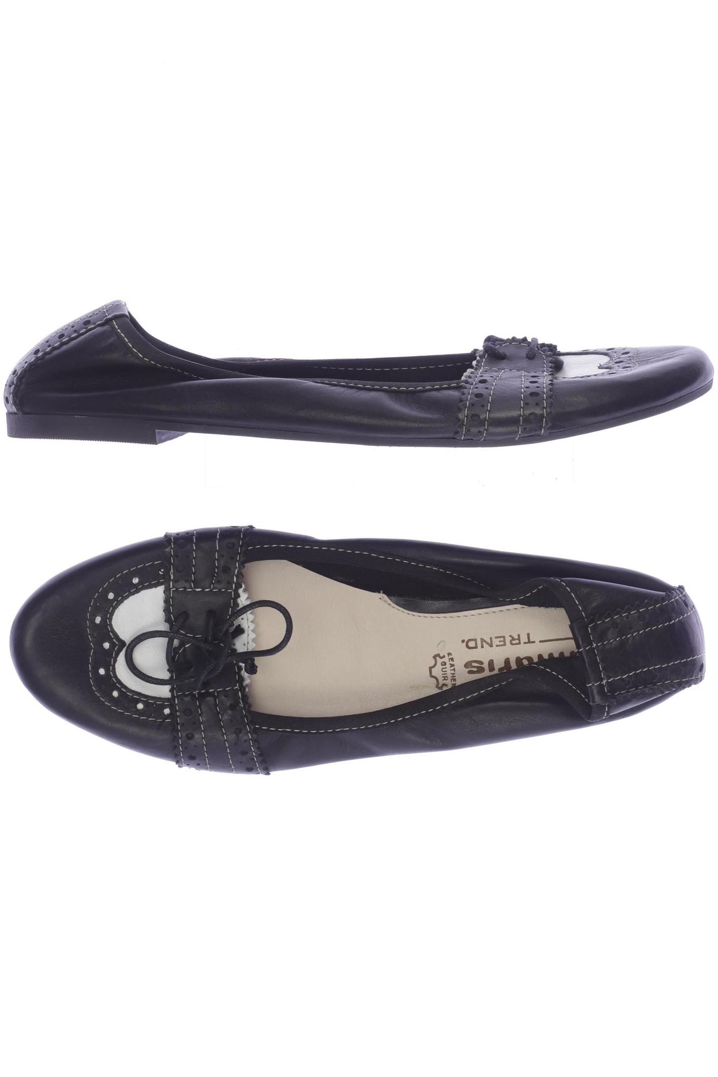 

Tamaris Damen Ballerinas, schwarz, Gr. 41