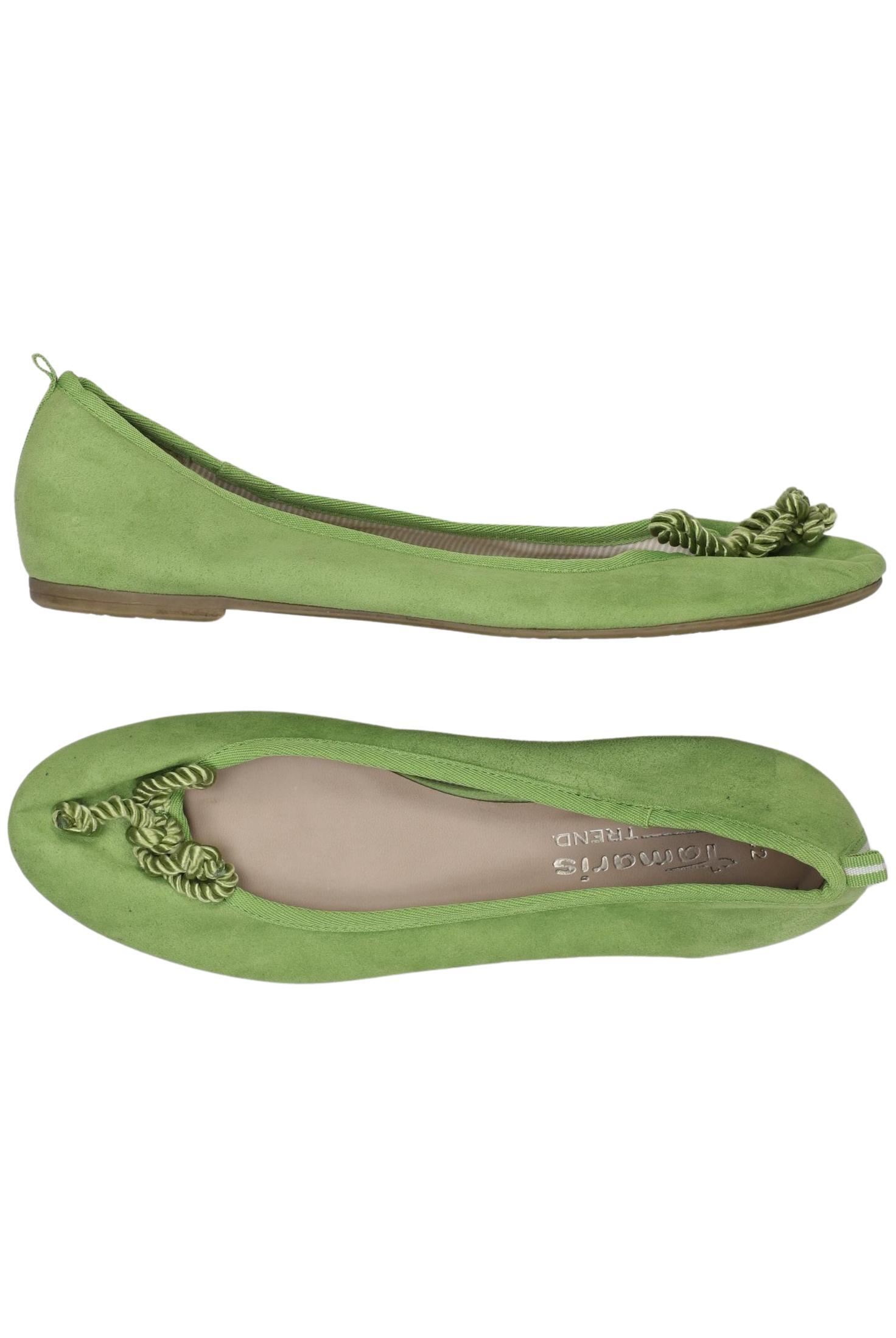 

Tamaris Damen Ballerinas, hellgrün, Gr. 42