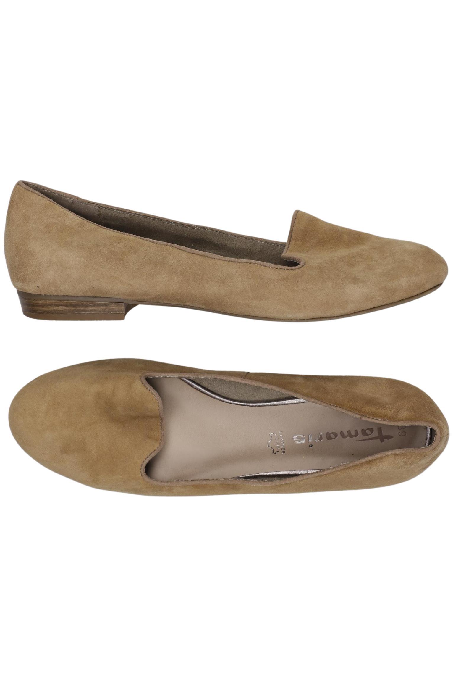 

Tamaris Damen Ballerinas, beige, Gr. 39