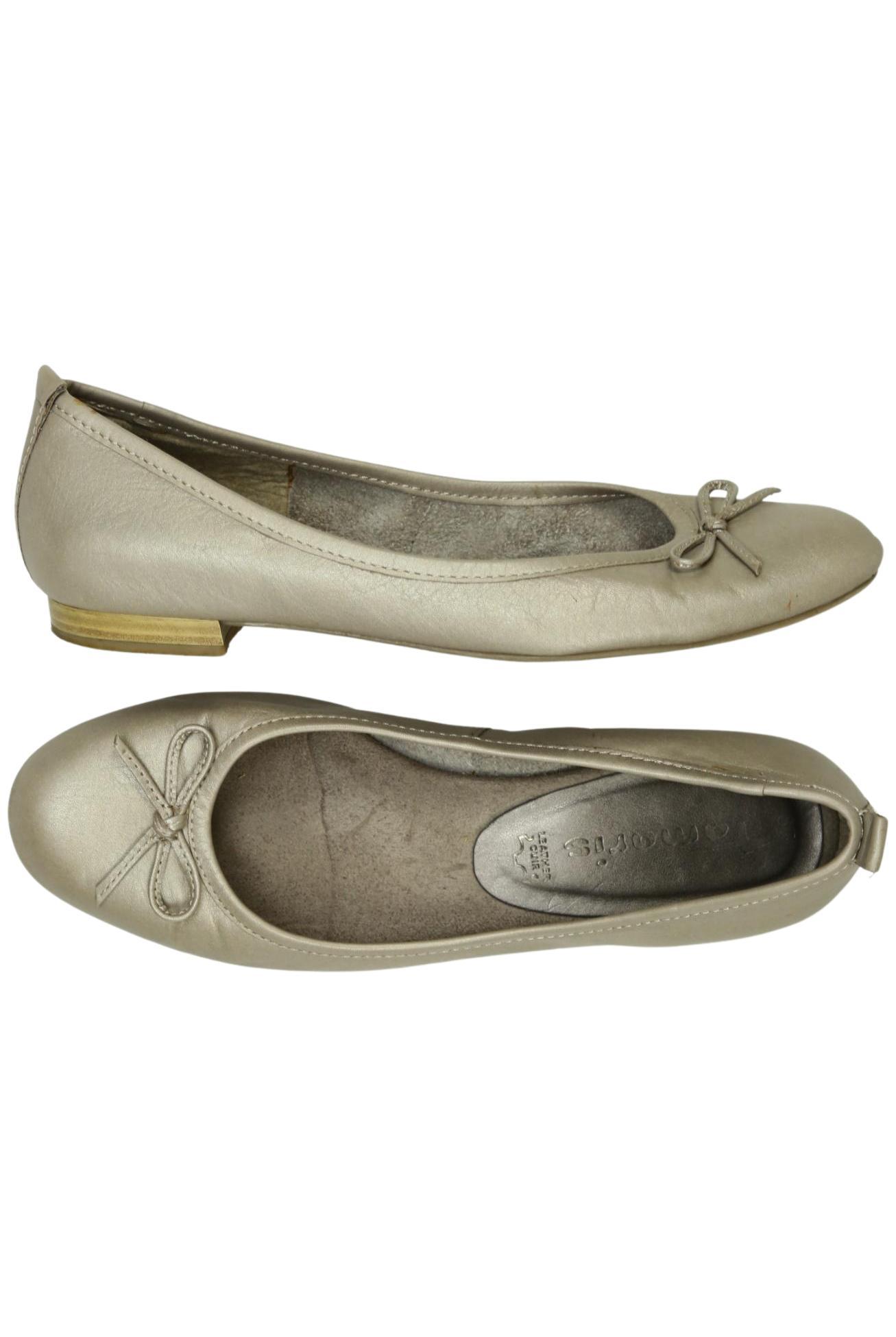 

Tamaris Damen Ballerinas, beige, Gr. 37