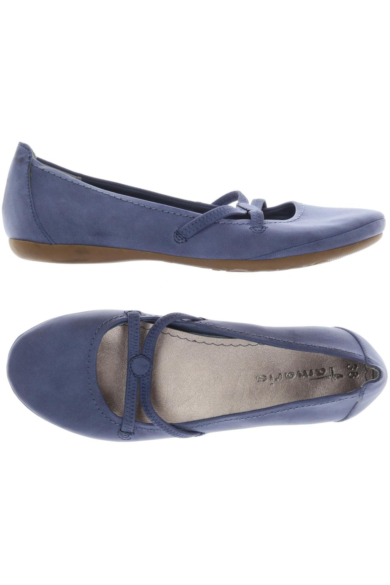 

Tamaris Damen Ballerinas, blau, Gr. 38