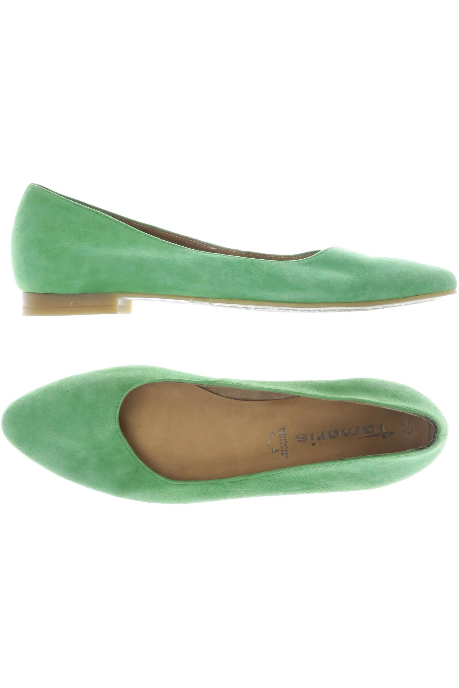 

Tamaris Damen Ballerinas, grün, Gr. 39