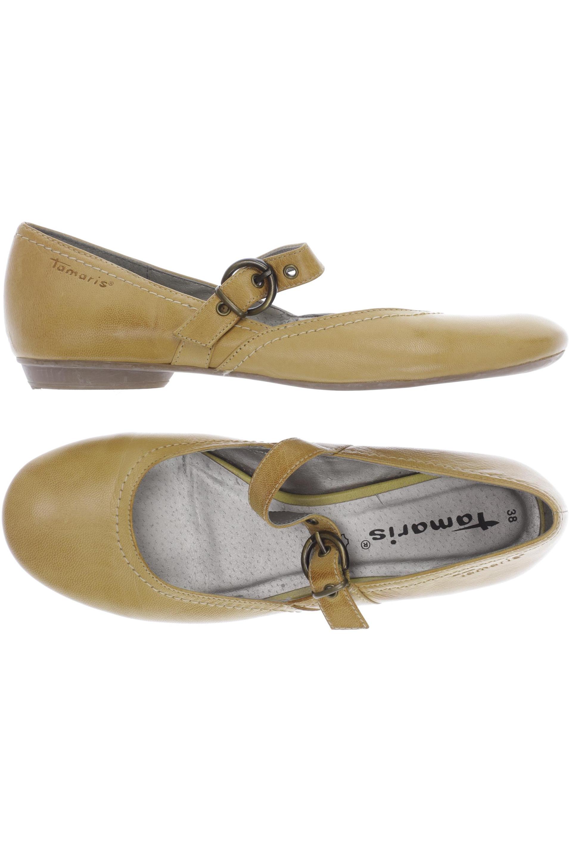 

Tamaris Damen Ballerinas, gelb, Gr. 38