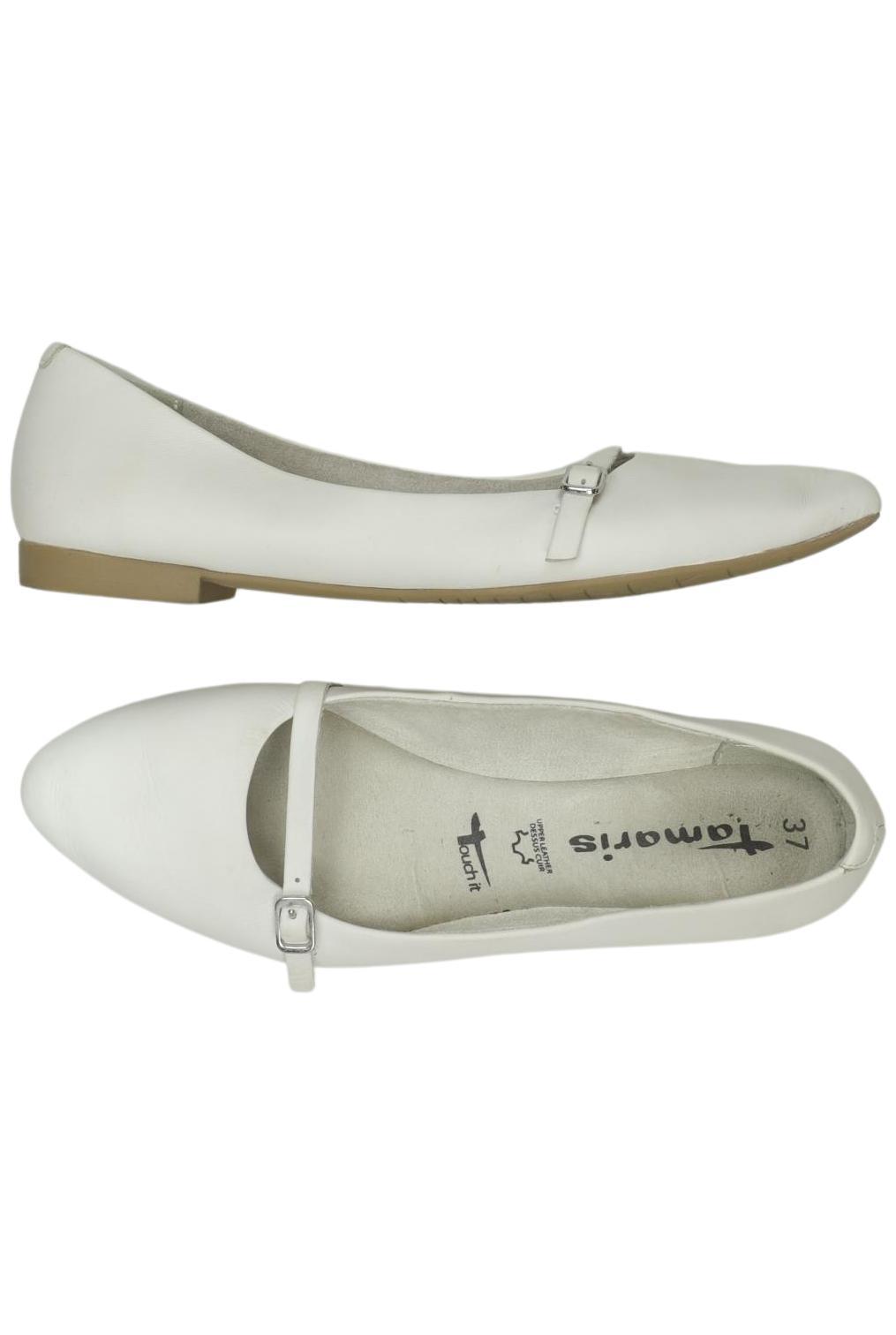 

Tamaris Damen Ballerinas, weiß, Gr. 37