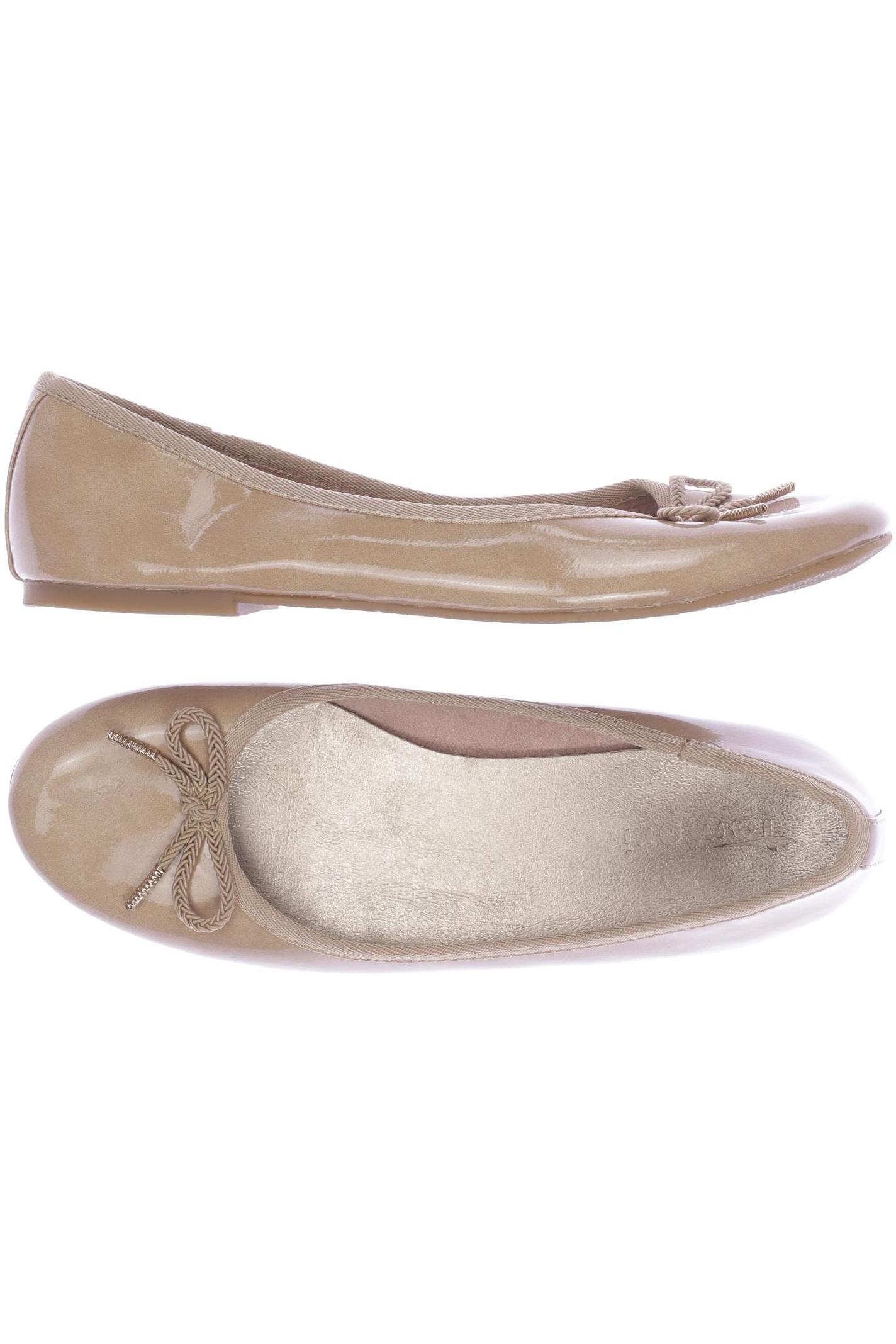 

Tamaris Damen Ballerinas, beige, Gr. 39