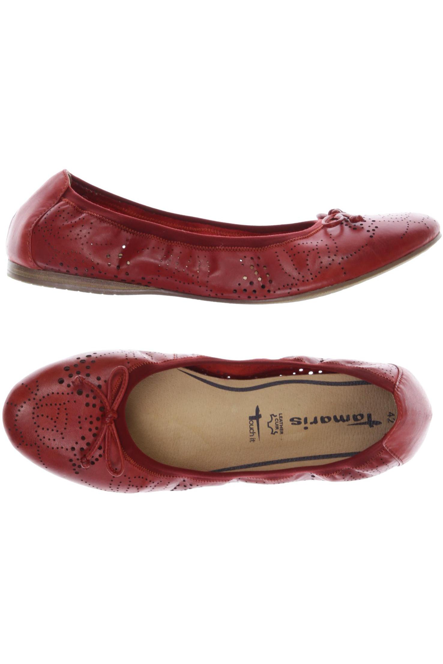 

Tamaris Damen Ballerinas, rot, Gr. 42