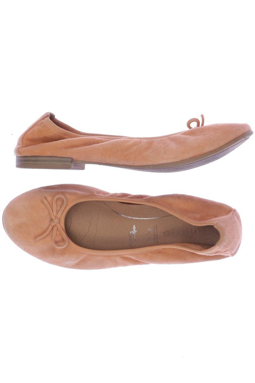 

Tamaris Damen Ballerinas, orange, Gr. 38