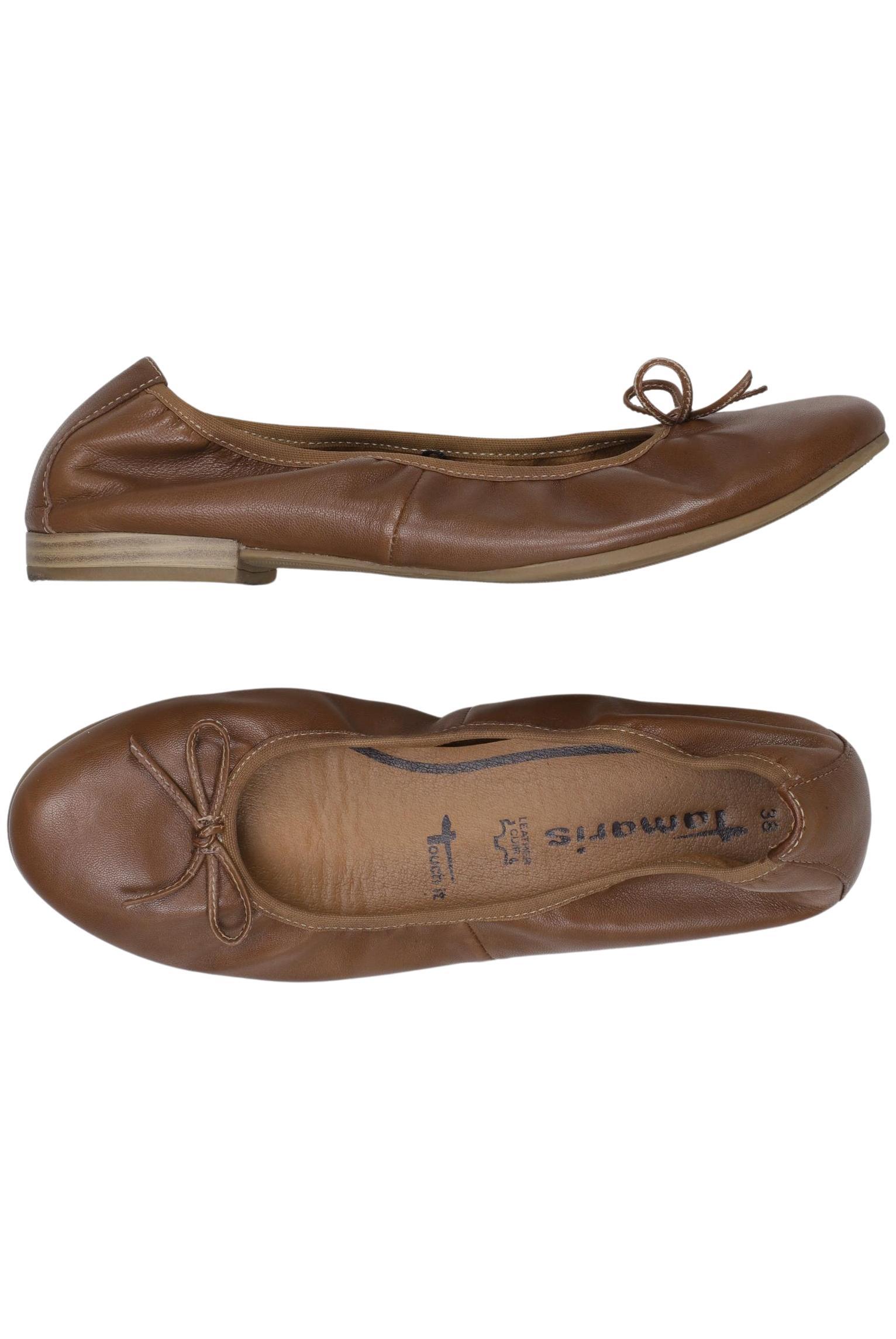 

Tamaris Damen Ballerinas, braun, Gr. 38