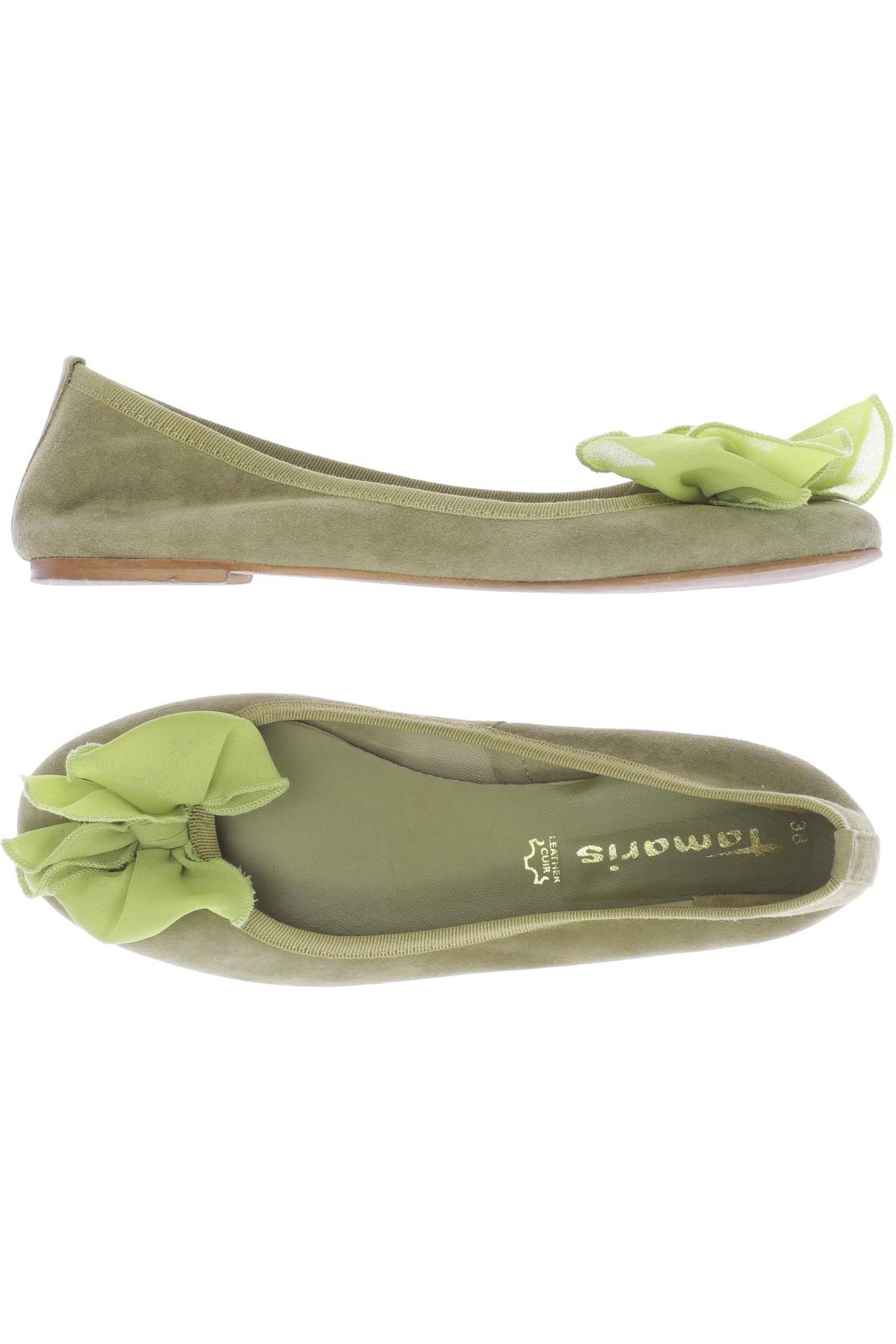 

Tamaris Damen Ballerinas, grün, Gr. 38