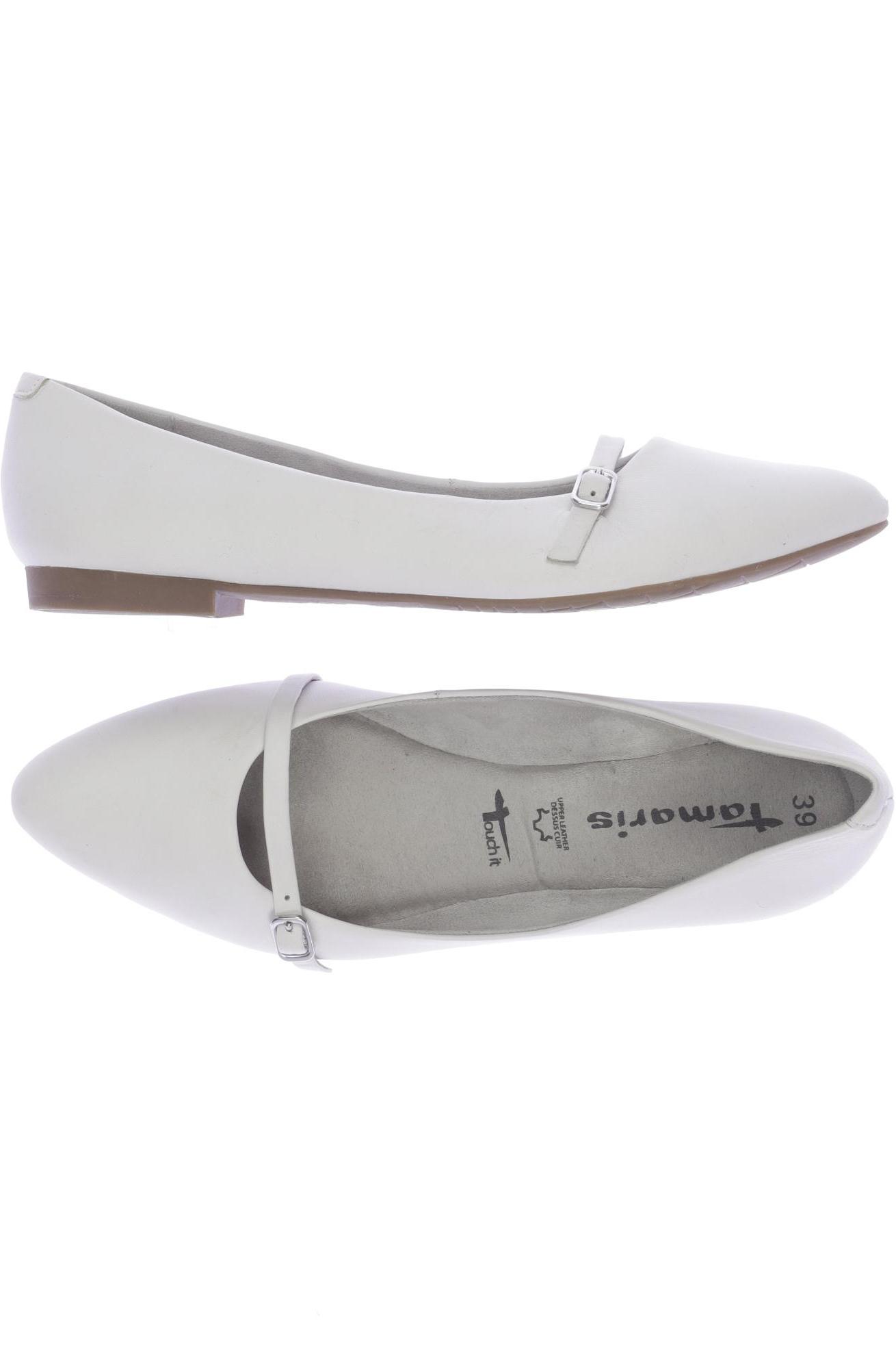 

Tamaris Damen Ballerinas, weiß